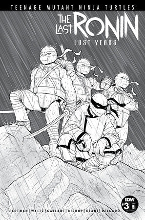 Teenage Mutant Ninja Turtles: The Last Ronin--Lost Years #3 Variant RI (50) (McKelvie)[1:50] - 04/26/2023