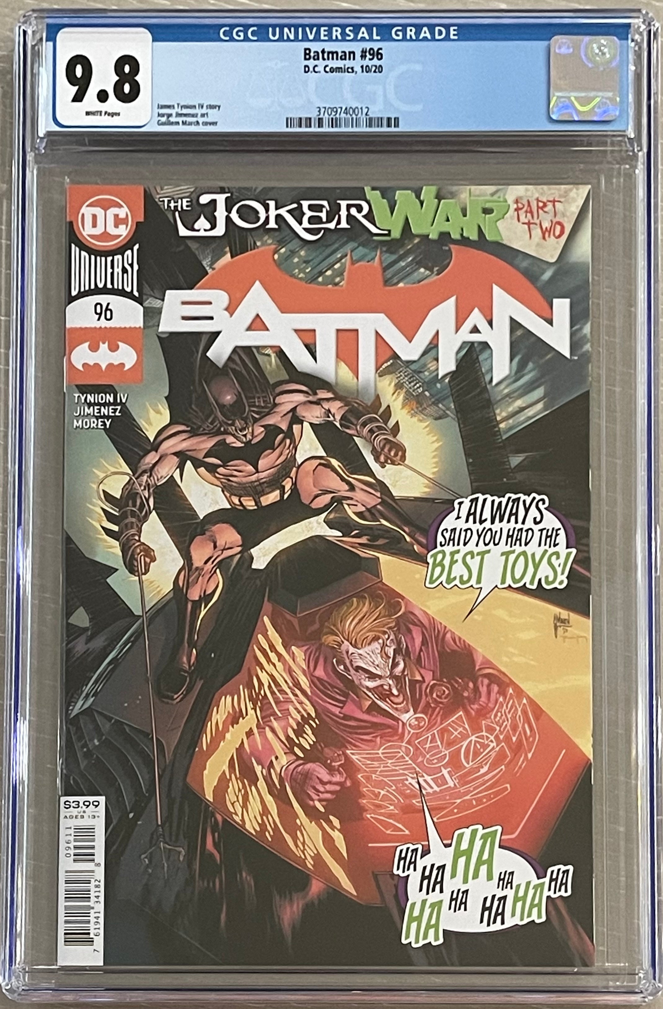 BATMAN #96 JOKER WAR 1st OF CLOWNHUNTER CGC 9.8
