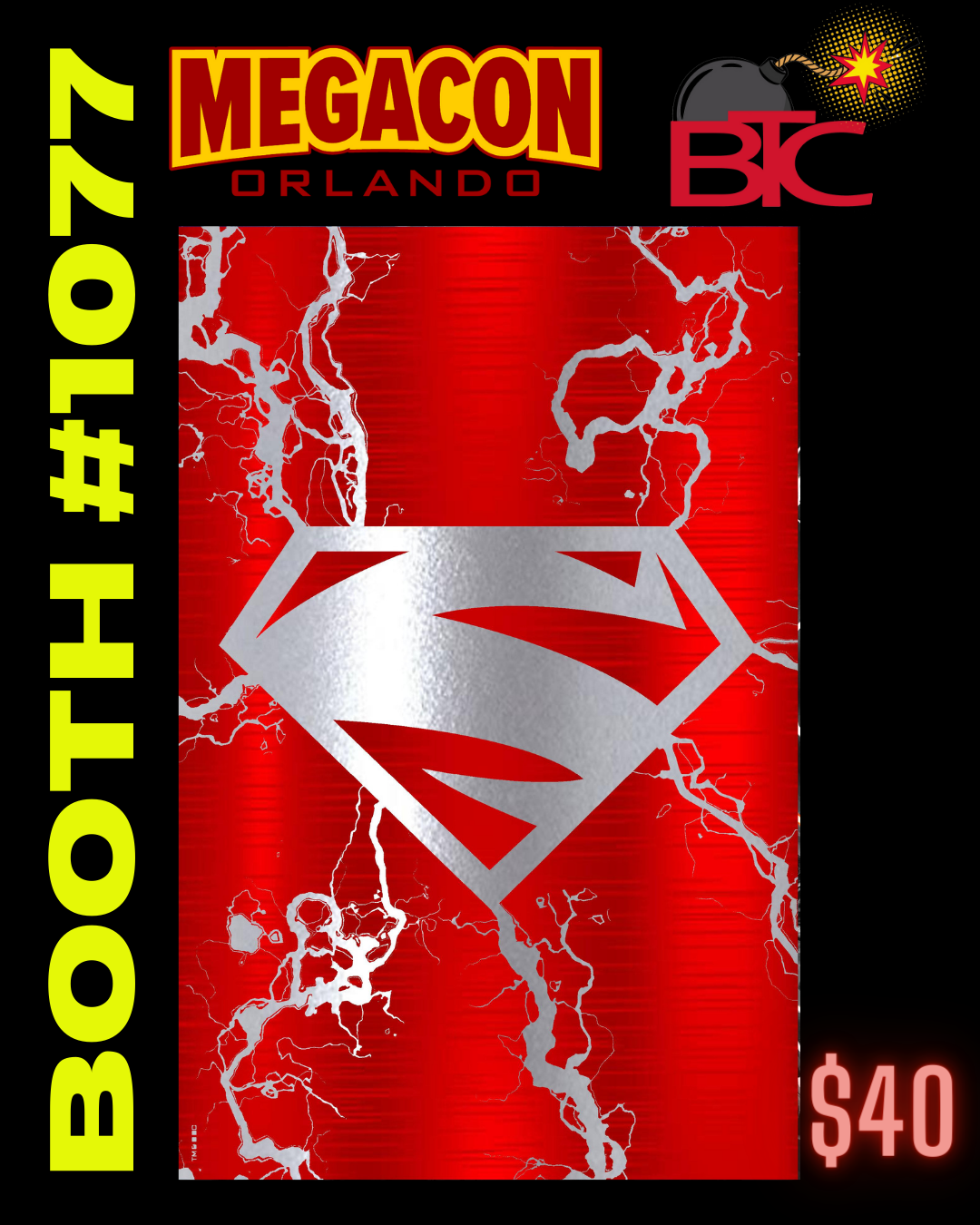 ADVENTURES OF SUPERMAN JON KENT #1 MEGACON ELECTRIC RED VARIANT
