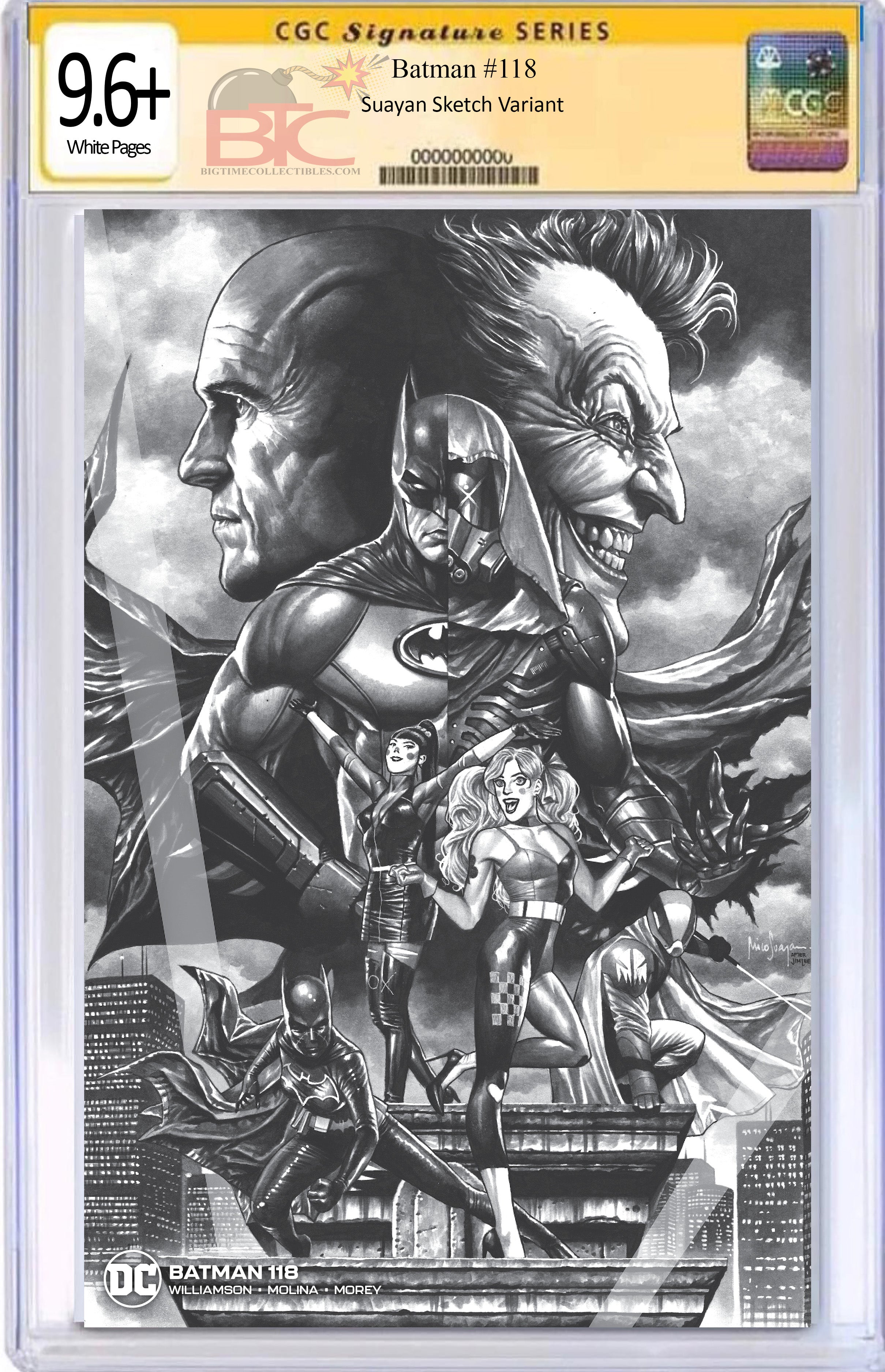 Batman 118 Signed Mico store Suyan comic/COA