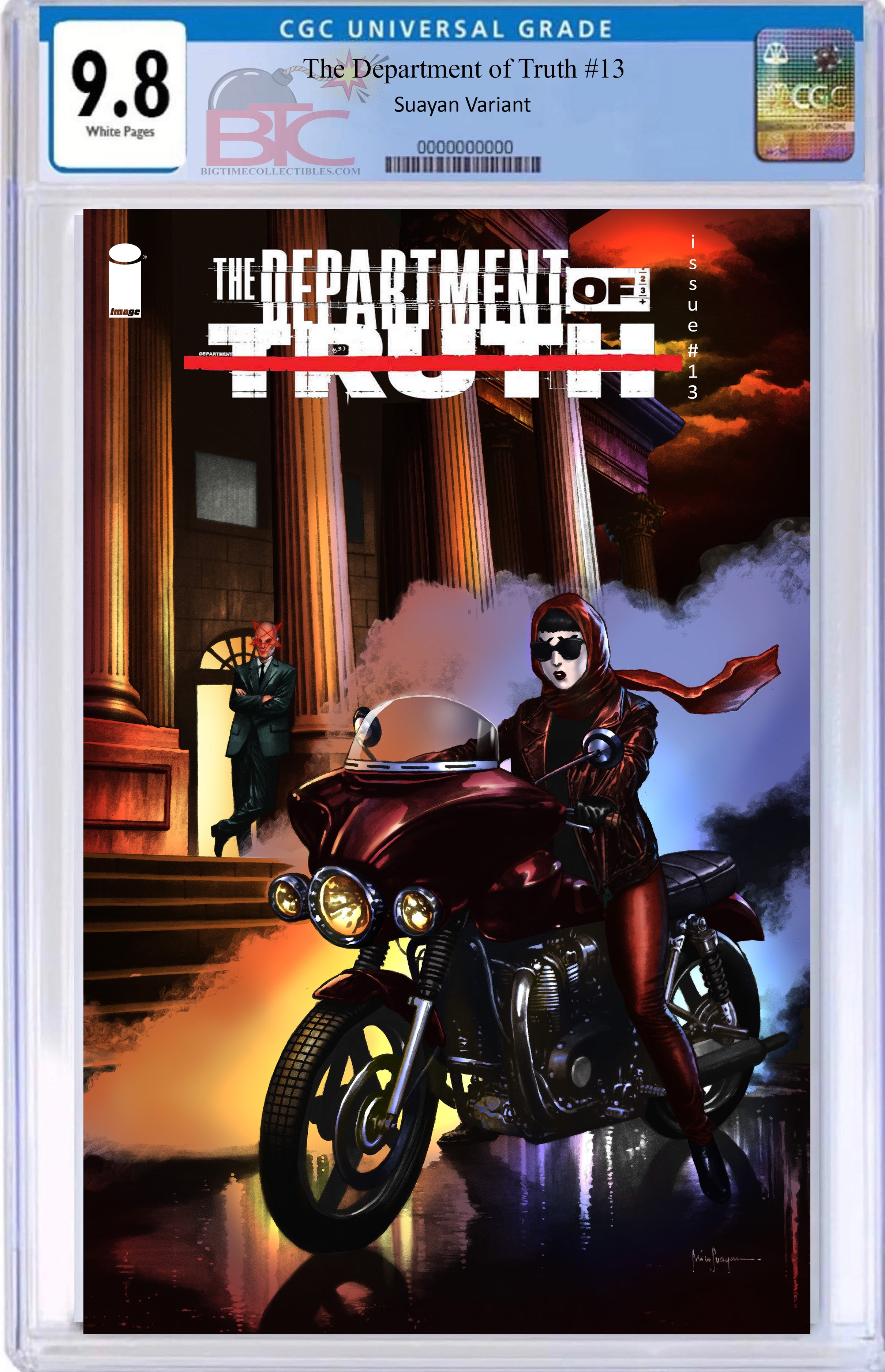 09/29/2021 DEPARTMENT OF TRUTH #13 MICO SUAYAN PURPLE RAIN EXCLUSIVE HOMAGE VARIANT