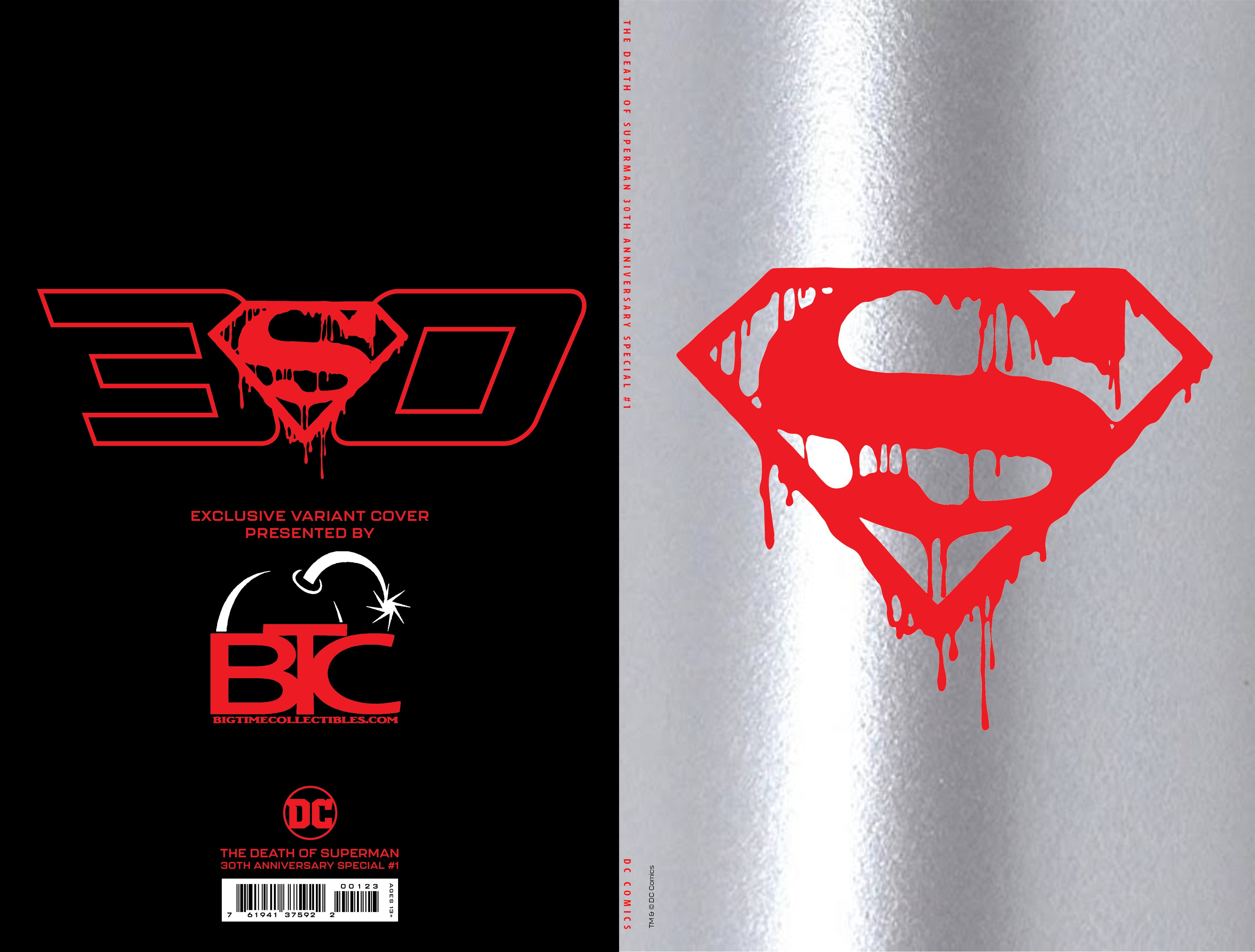 death of superman cover