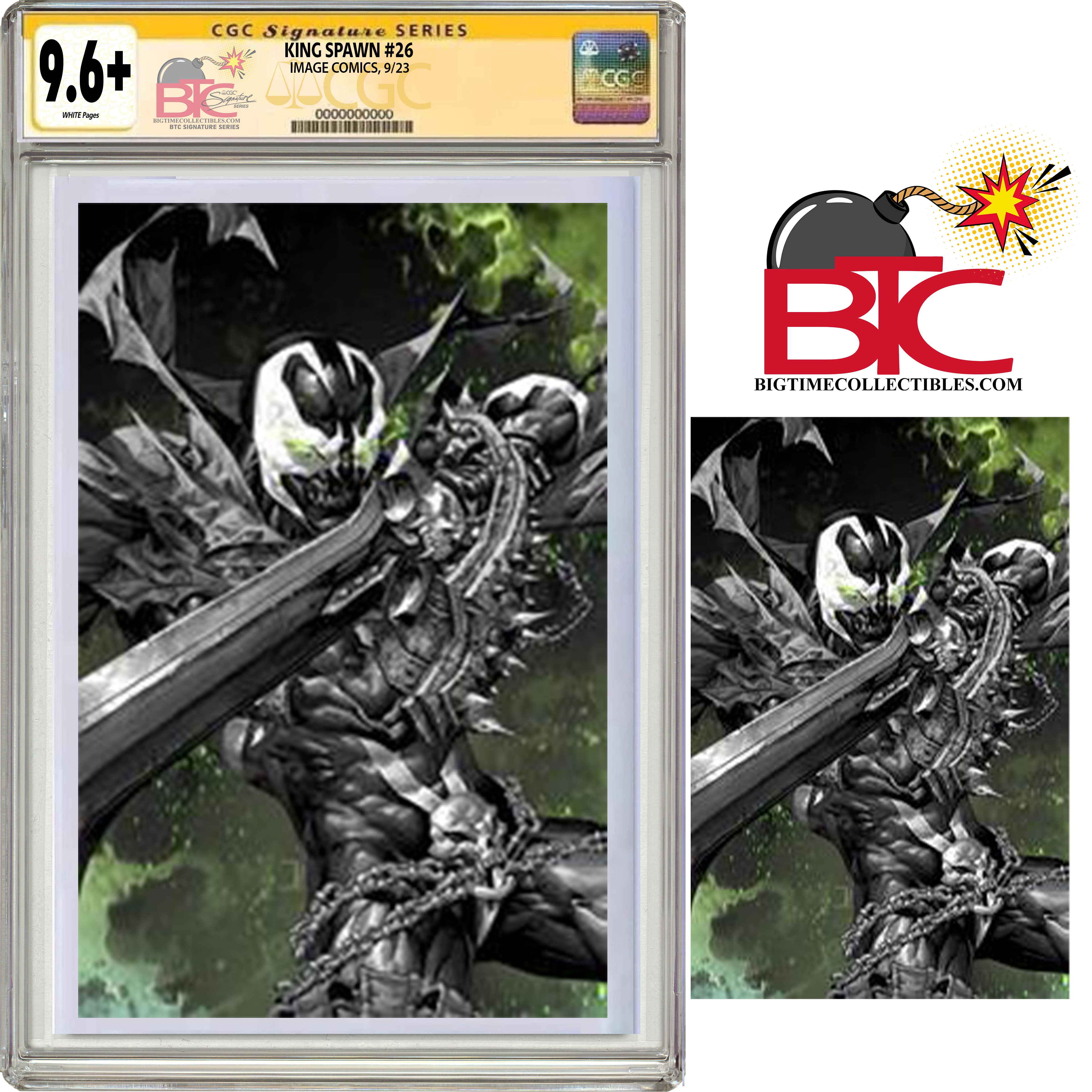 King Spawn # 1 Variant Cover B CGC buy Graded 9.8