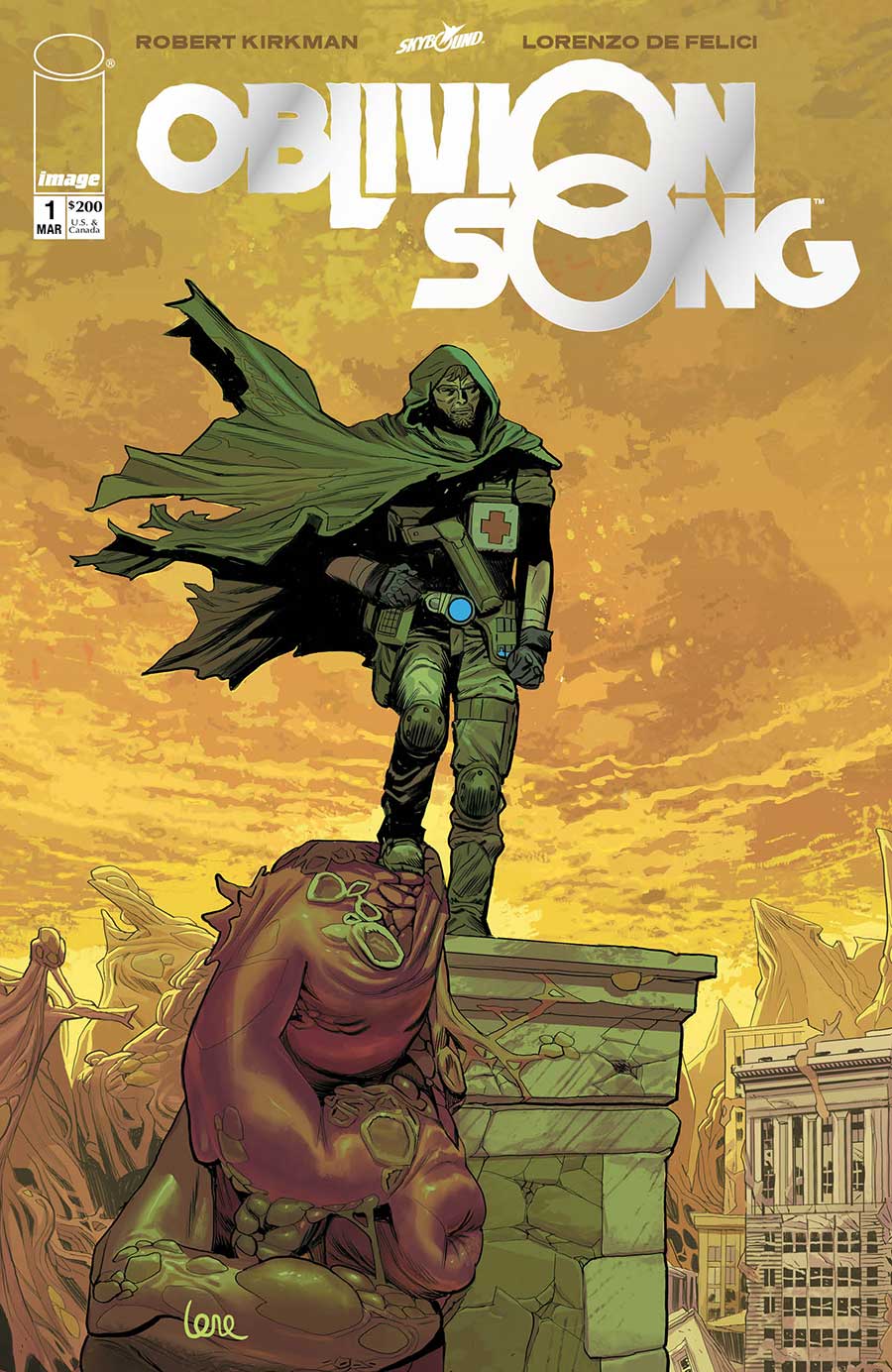 OBLIVION SONG BY KIRKMAN & DE FELICI #1 COLLECTORS EDITION SEALED BOX WITH COMICS AND STATUE