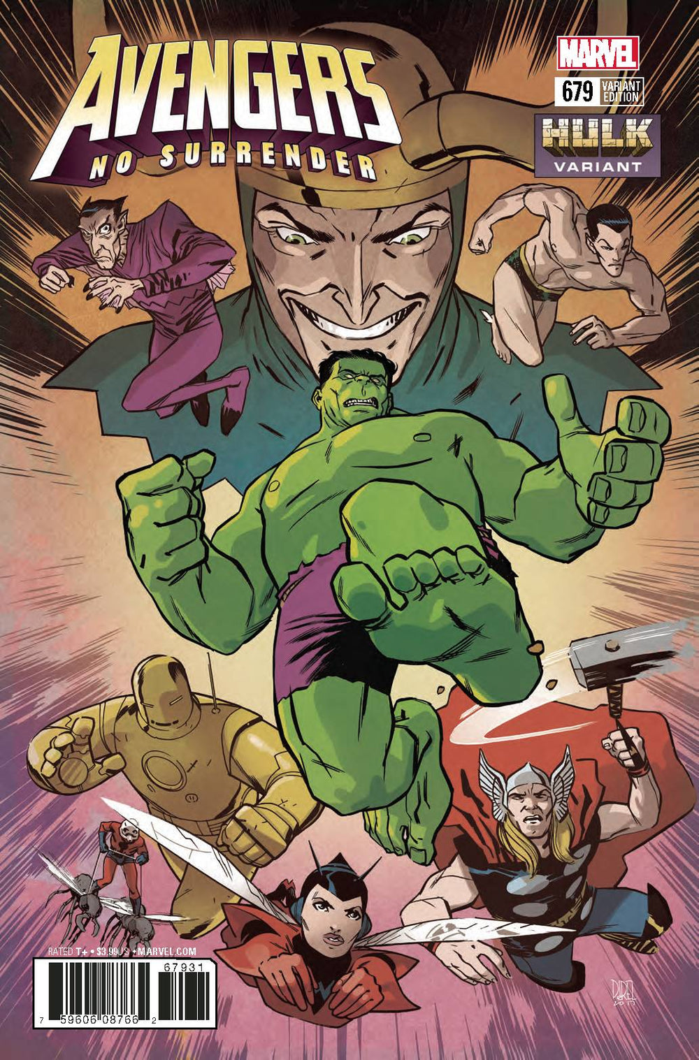 AVENGERS 679 PEREZ HULK VARIANT 02/07/2018