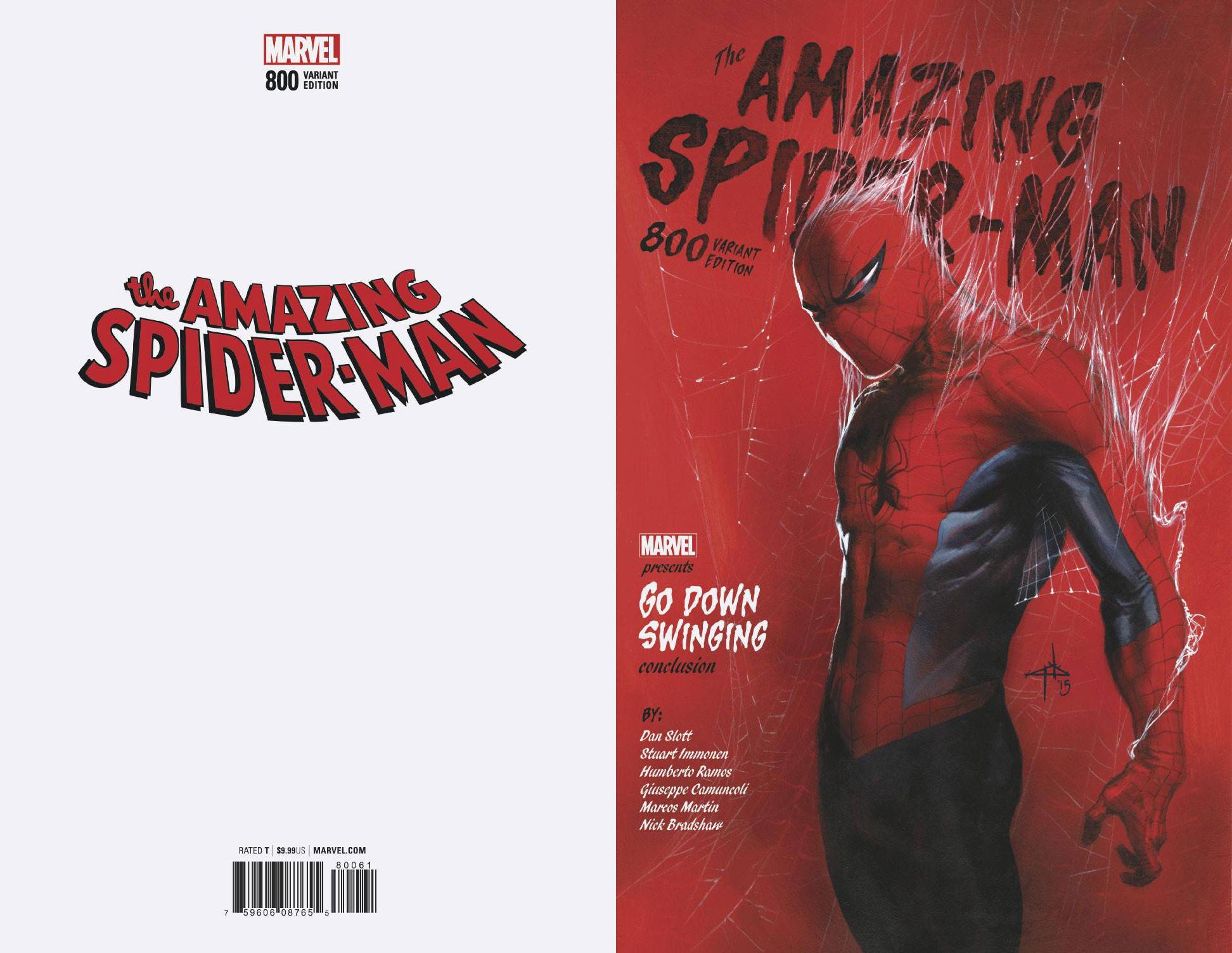 AMAZING SPIDER-MAN #800 DELLOTTO 1:25 VARIANT RELEASE DATE 05/30 (M74)