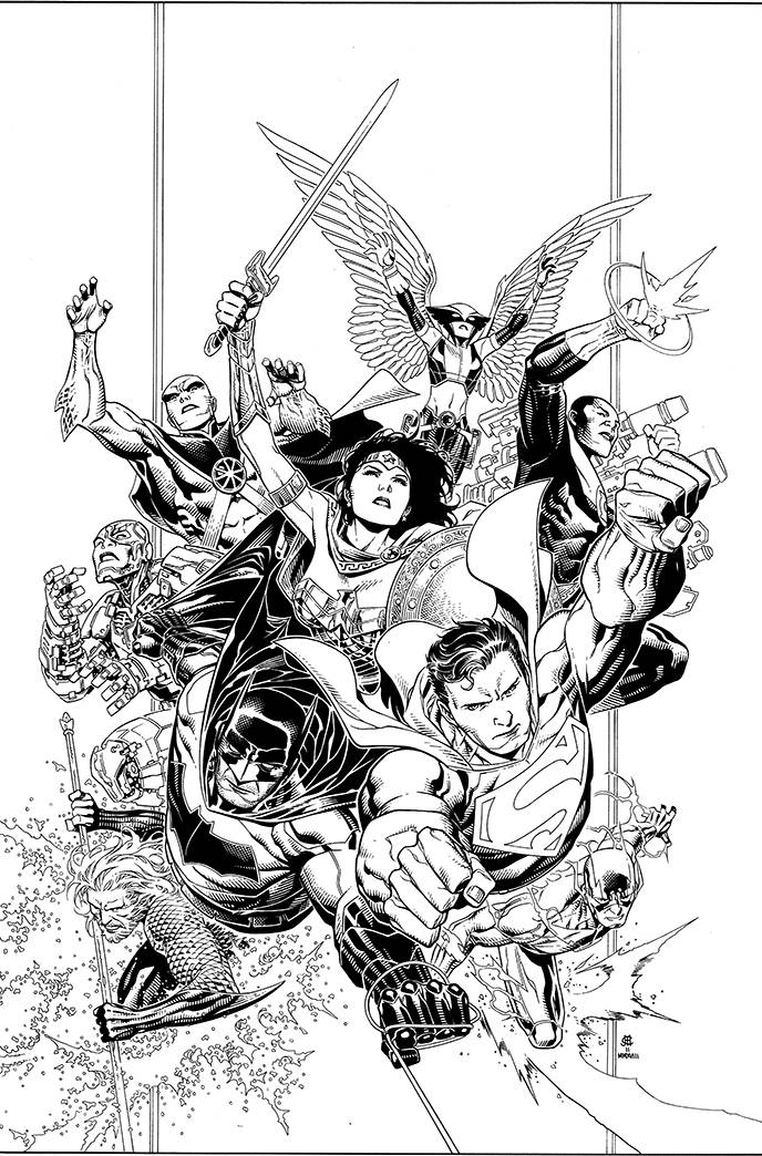 JUSTICE LEAGUE #1 JIM CHUENG INKS 1:100 INCENTIVE VARIANT FOC 05/14 (ADVANCE ORDER)