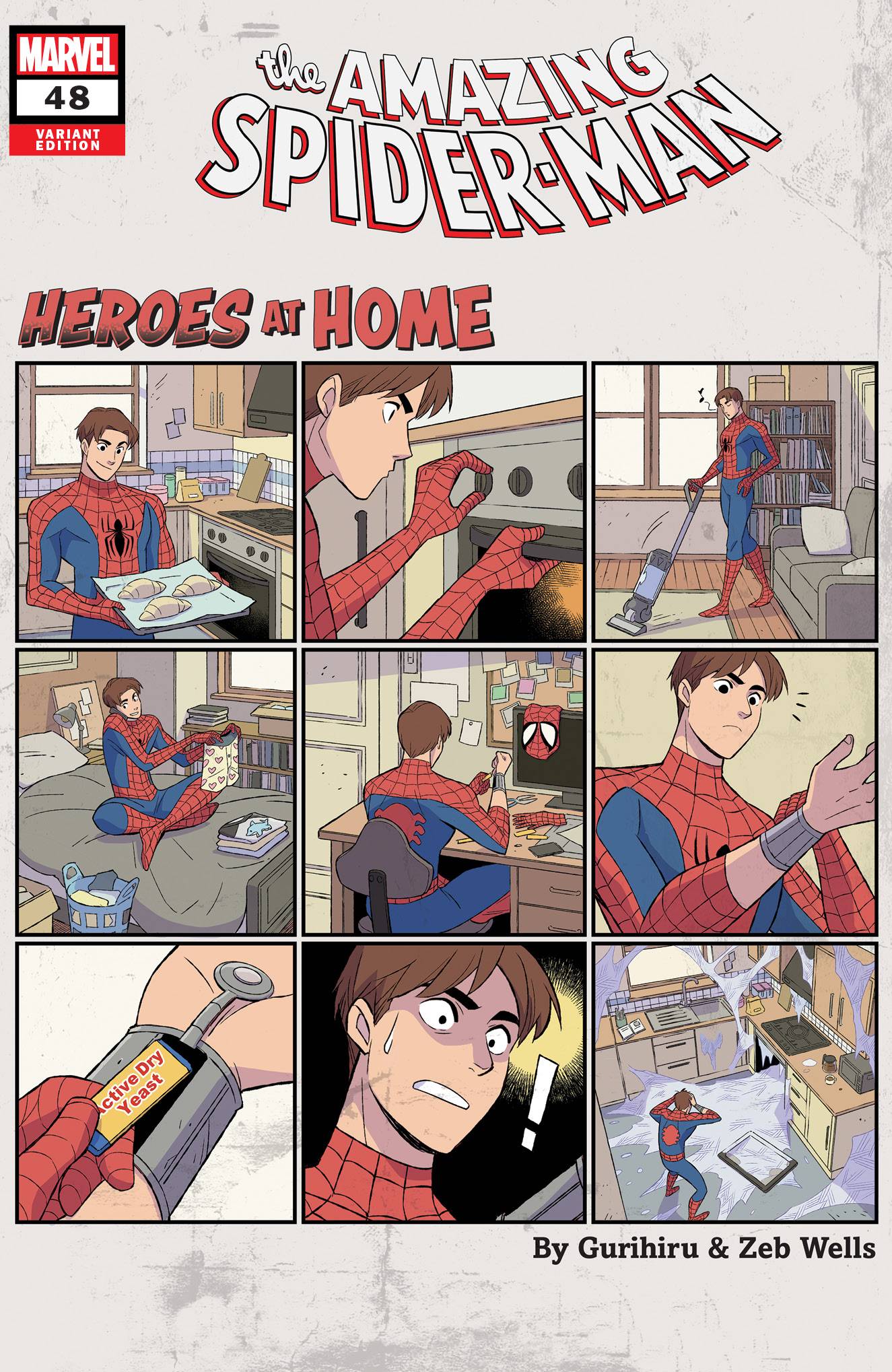 09/09/2020 AMAZING SPIDER-MAN #48 GURIHIRU HEROES AT HOME VAR