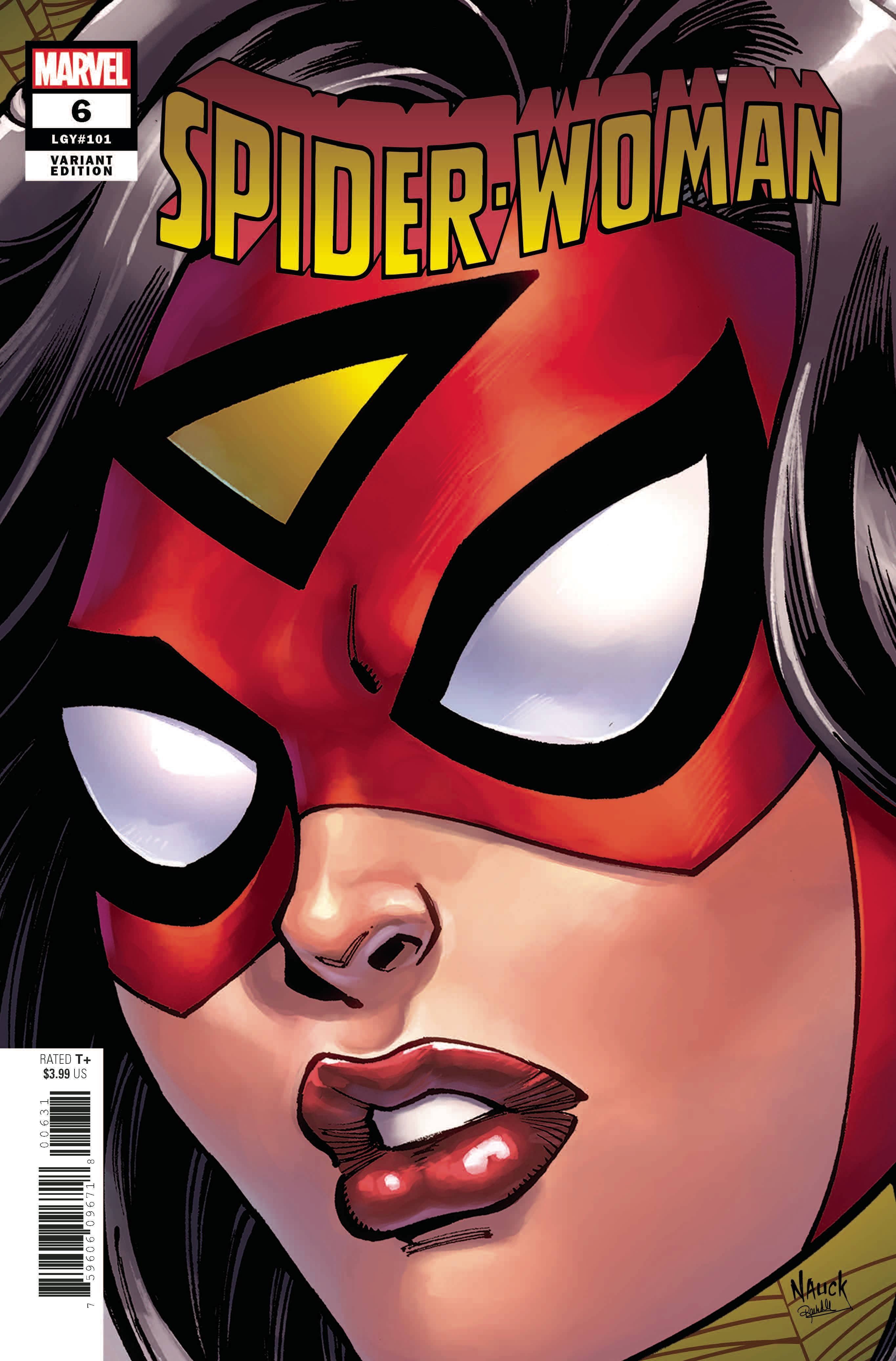 SPIDER-WOMAN #6 NAUCK HEADSHOT VARIANT 11/18/20