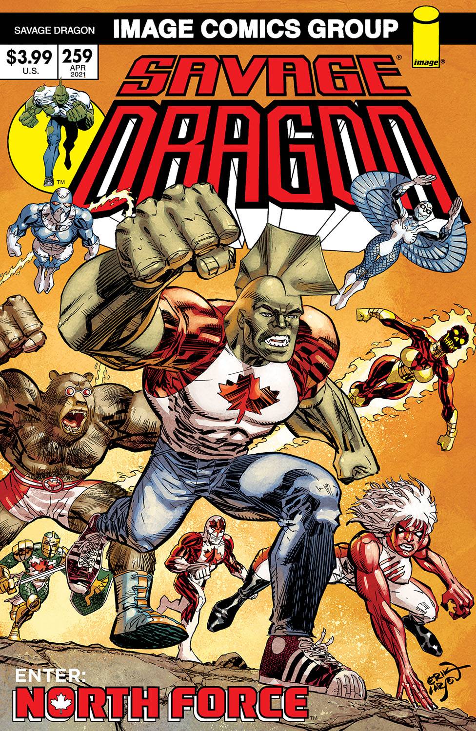 SAVAGE DRAGON #259 CVR B RETRO 70S TRADE DRESS 06/02/21