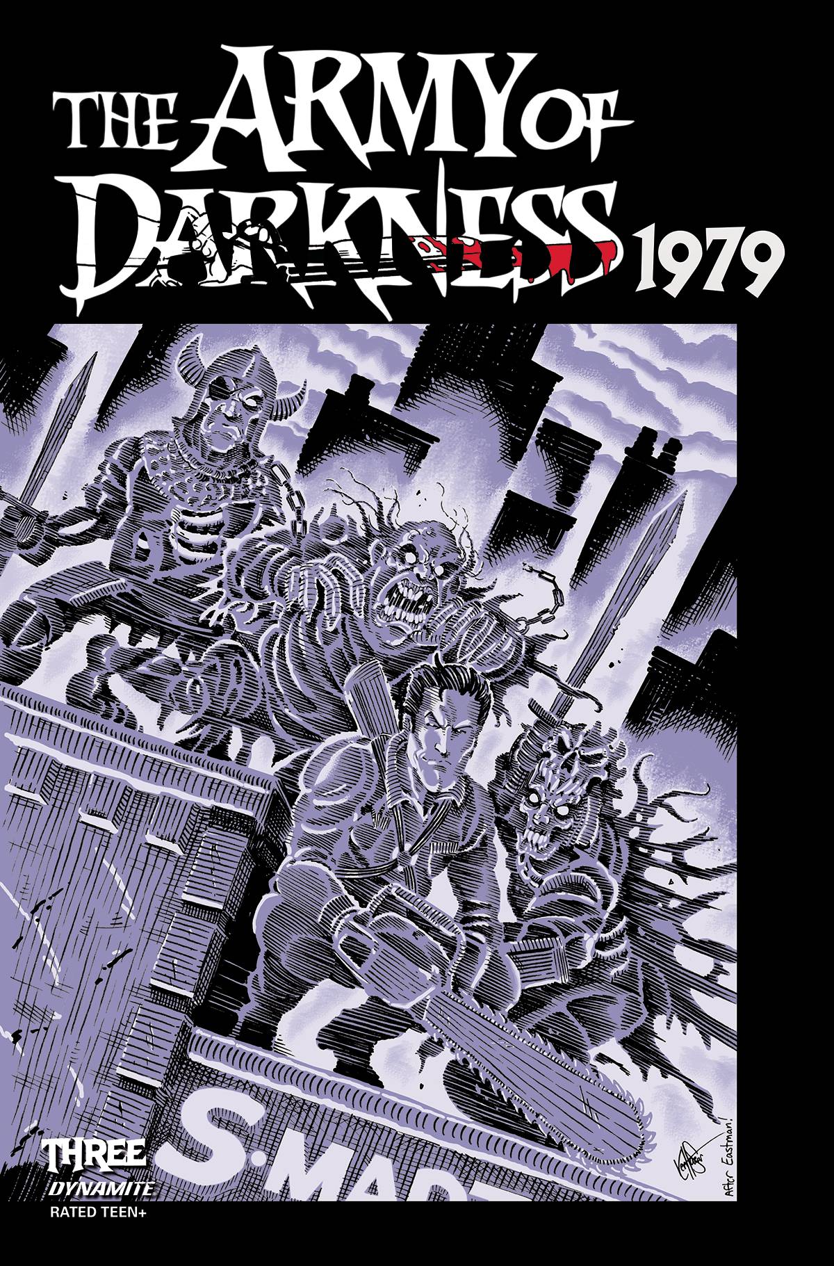 11/17/2021 ARMY OF DARKNESS 1979 #3 CVR L FOC BONUS TMNT HOMAGE HAESER