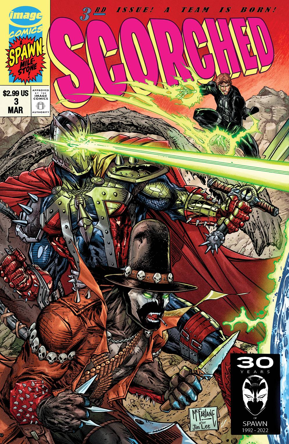 03/16/2022 SPAWN SCORCHED #3 CVR B MCFARLANE