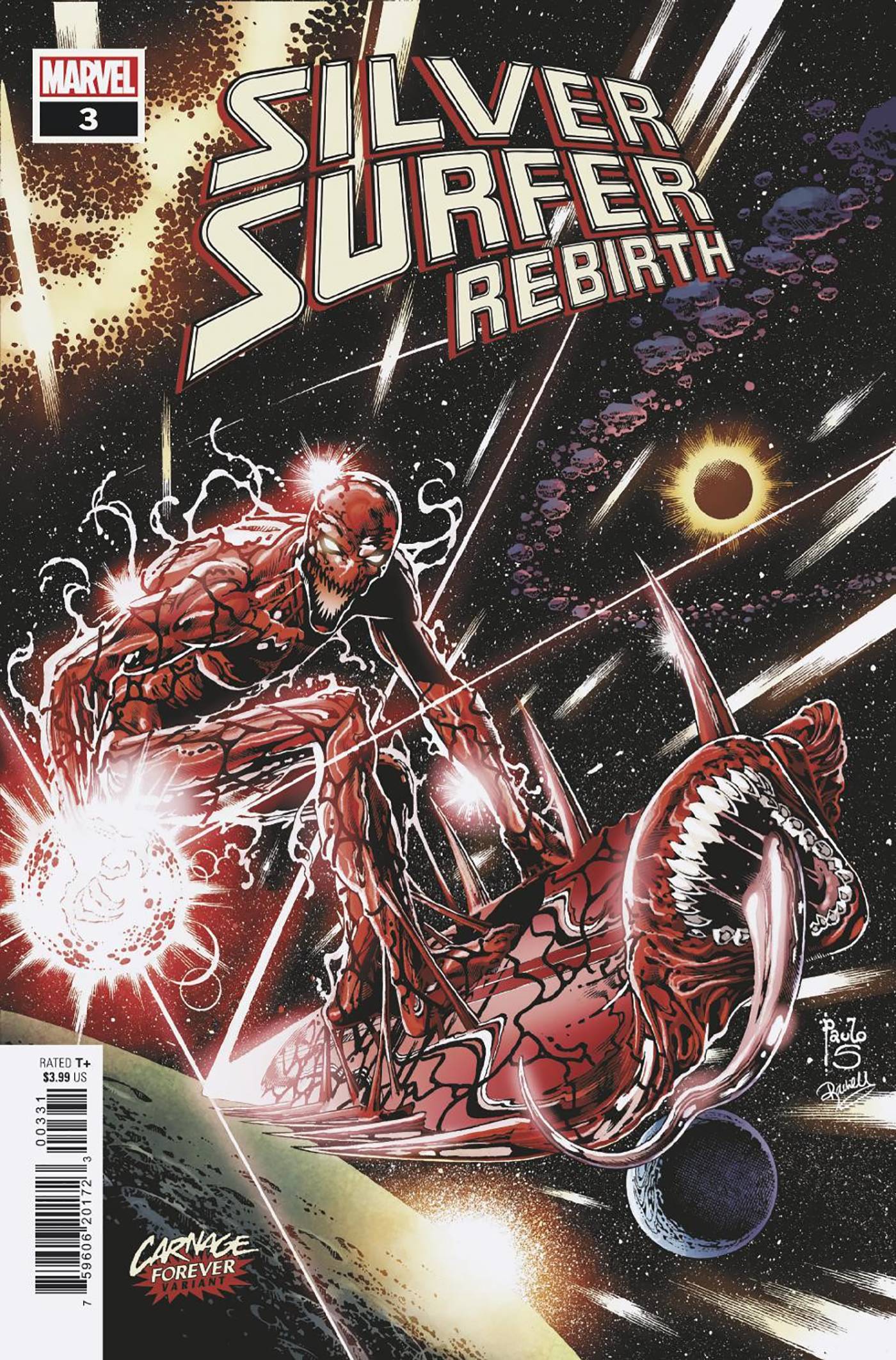 03/30/2022 SILVER SURFER REBIRTH #3 (OF 5) SIQUERA CARNAGE FOREVER VARIANT