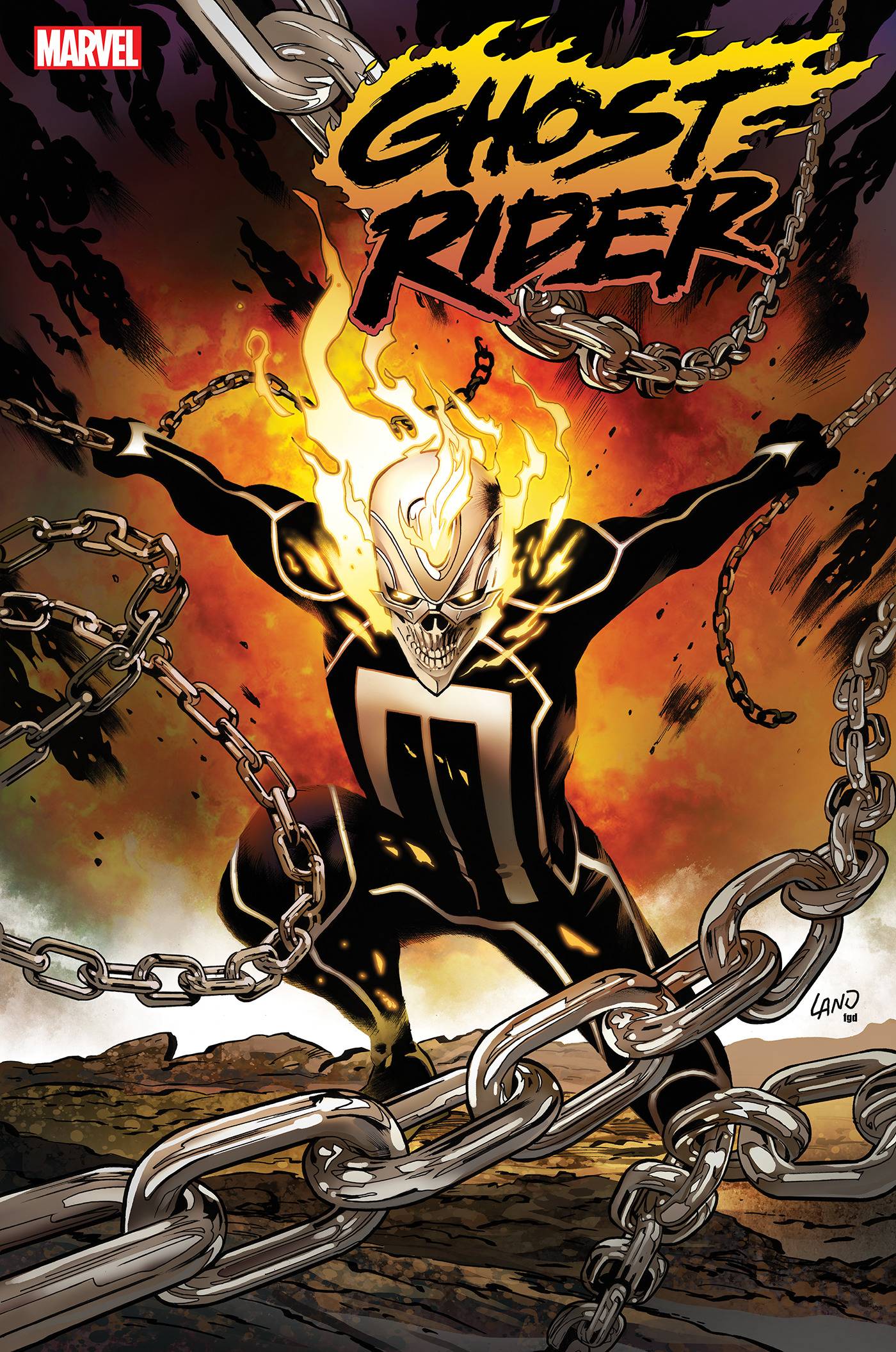 06/01/2022 GHOST RIDER #3 LAND VARIANT 1:25