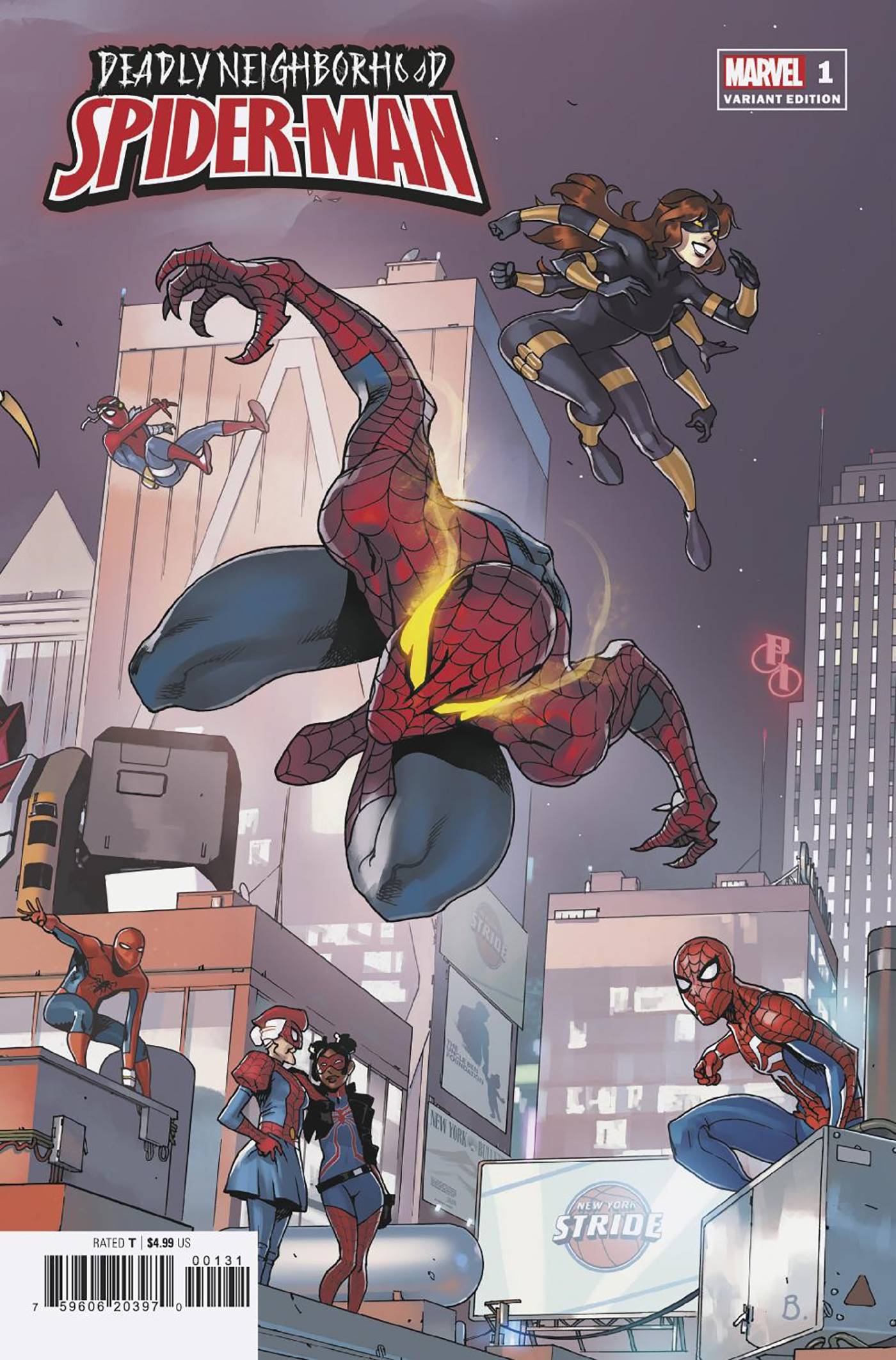 10/19/2022 DEADLY NEIGHBORHOOD SPIDER-MAN #1 (OF 5) BENGAL CONNECT VARIANT