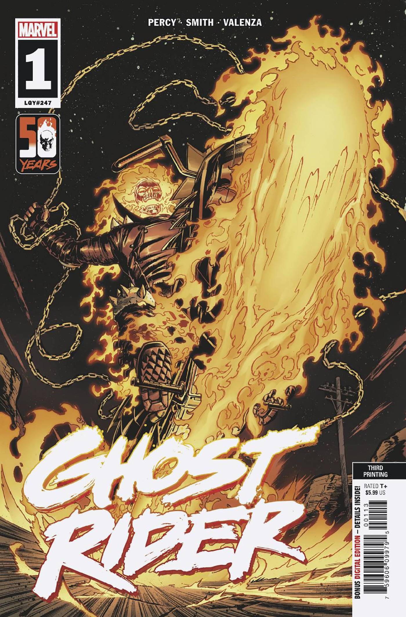 06/08/2022 GHOST RIDER #1 3RD PTG CORY SMITH VARIANT