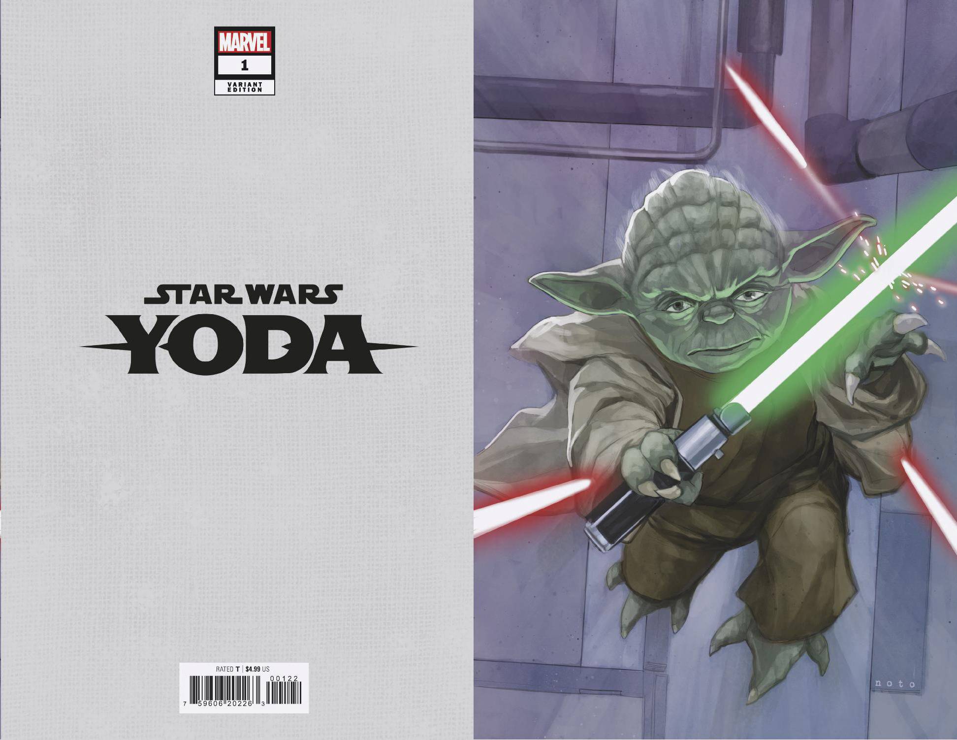 11/23/2022 STAR WARS YODA #1 1:100 NOTO VIRGIN VARIANT (CB102)