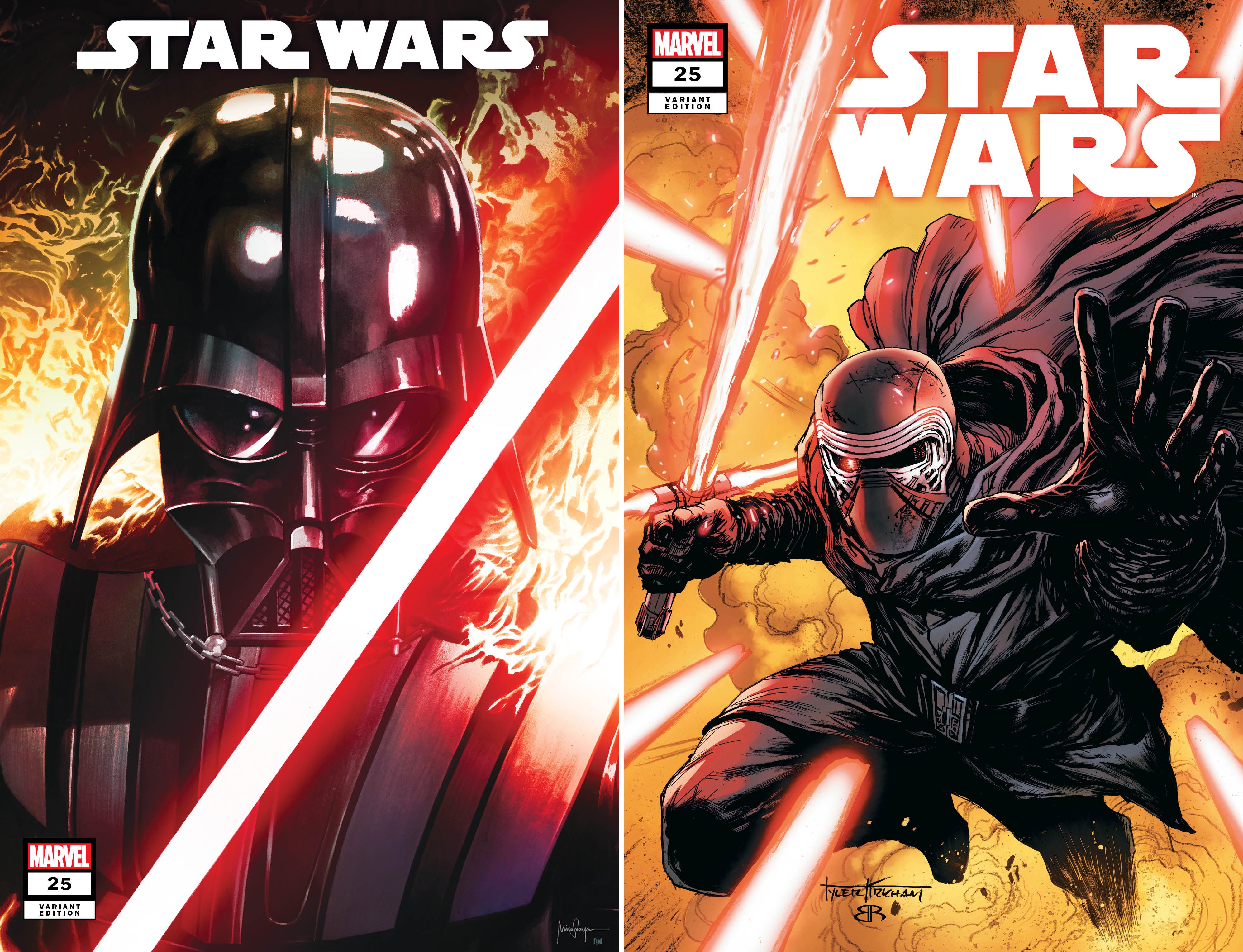 STAR WARS 25 TYLER KIRKHAM & MICO SUAYAN EXCLUSIVE VARIANT OPTIONS (M1