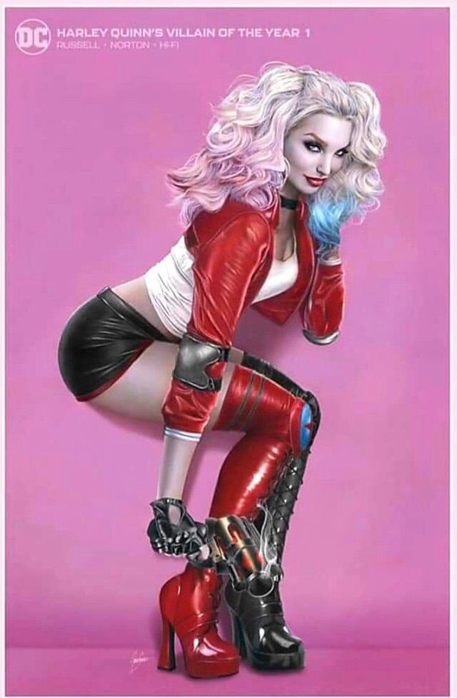 HARLEY QUINN VILLAIN OF THE YEAR #1 NATALI SANDERS EXCLUSIVE VARIANT