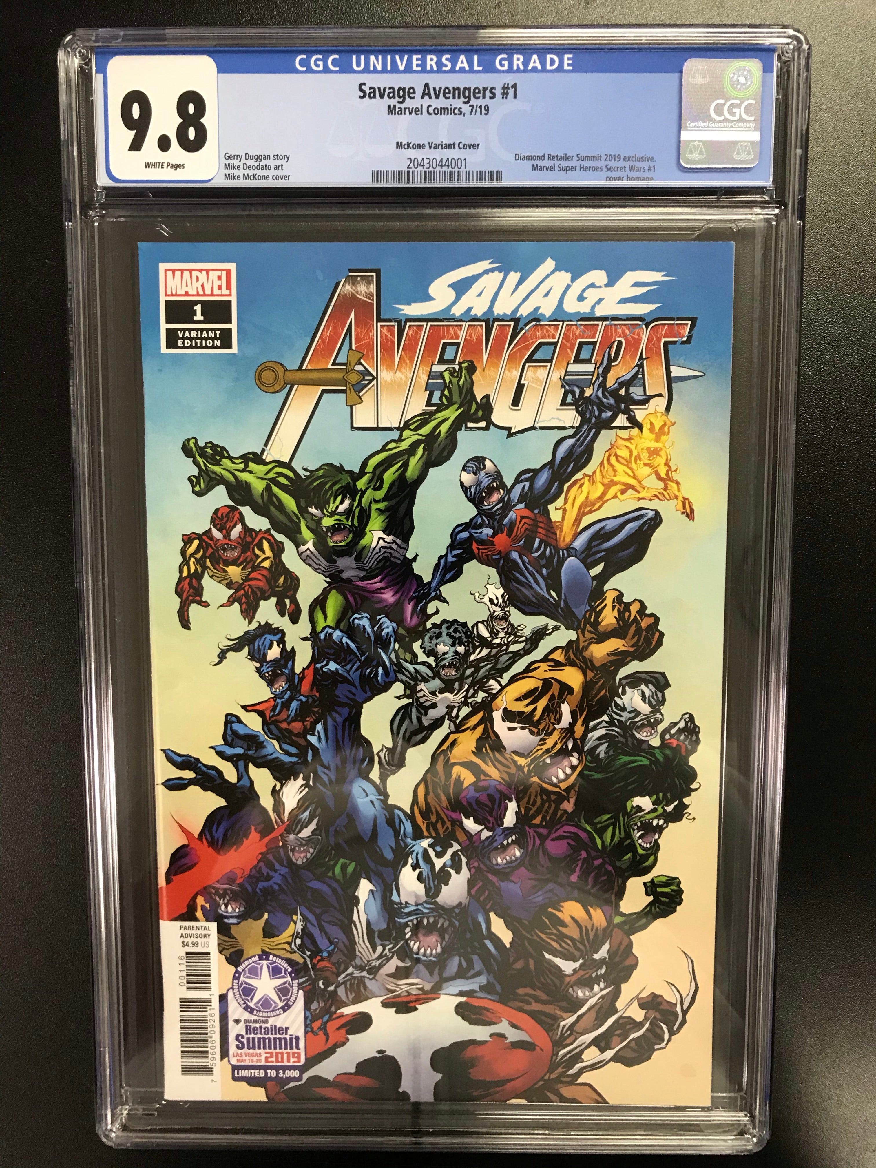 SAVAGE AVENGERS #1 RETAILER SUMMIT EDITION CGC 9.8 (INSTOCK) C55