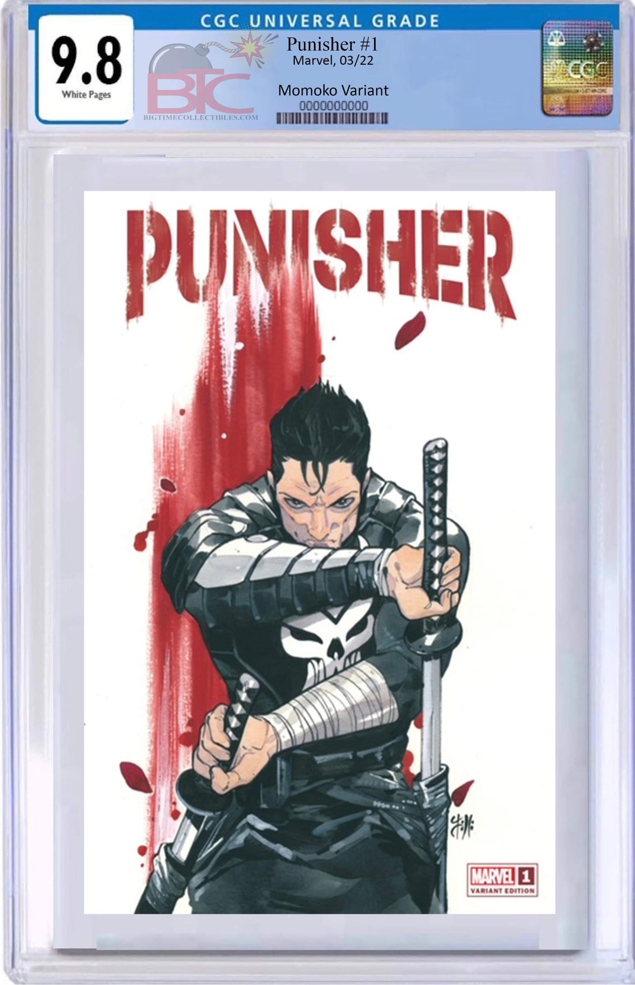 PUNISHER 1 PEACH MOMOKO EXCLUSIVE VARIANT CGC 9.8 OPTIONS