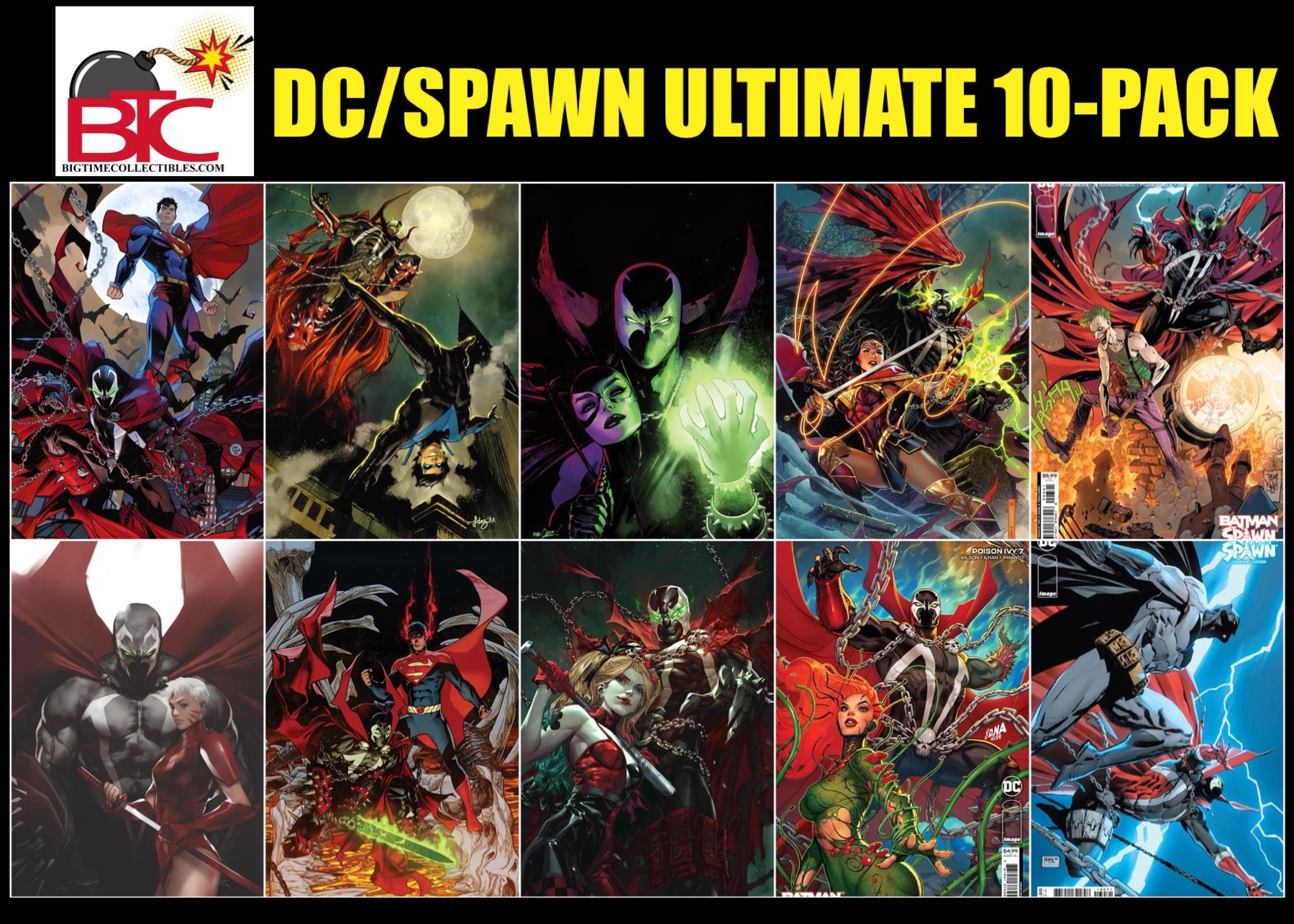 12/27/2022 DC SPAWN CARD STOCK VARIANT ULTIMATE 10-PACK BUNDLE