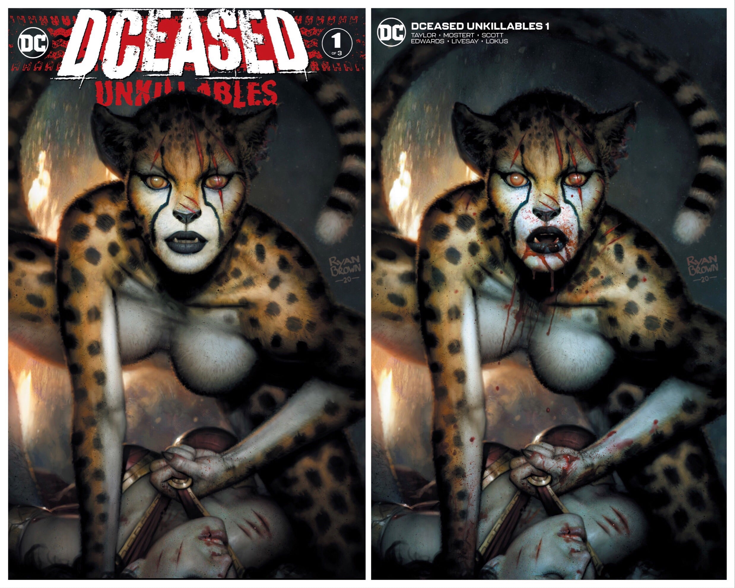 DCEASED UNKILLABLES #1 RYAN BROWN EXCLUSIVE VARIANT RAW & GRADED OPTION