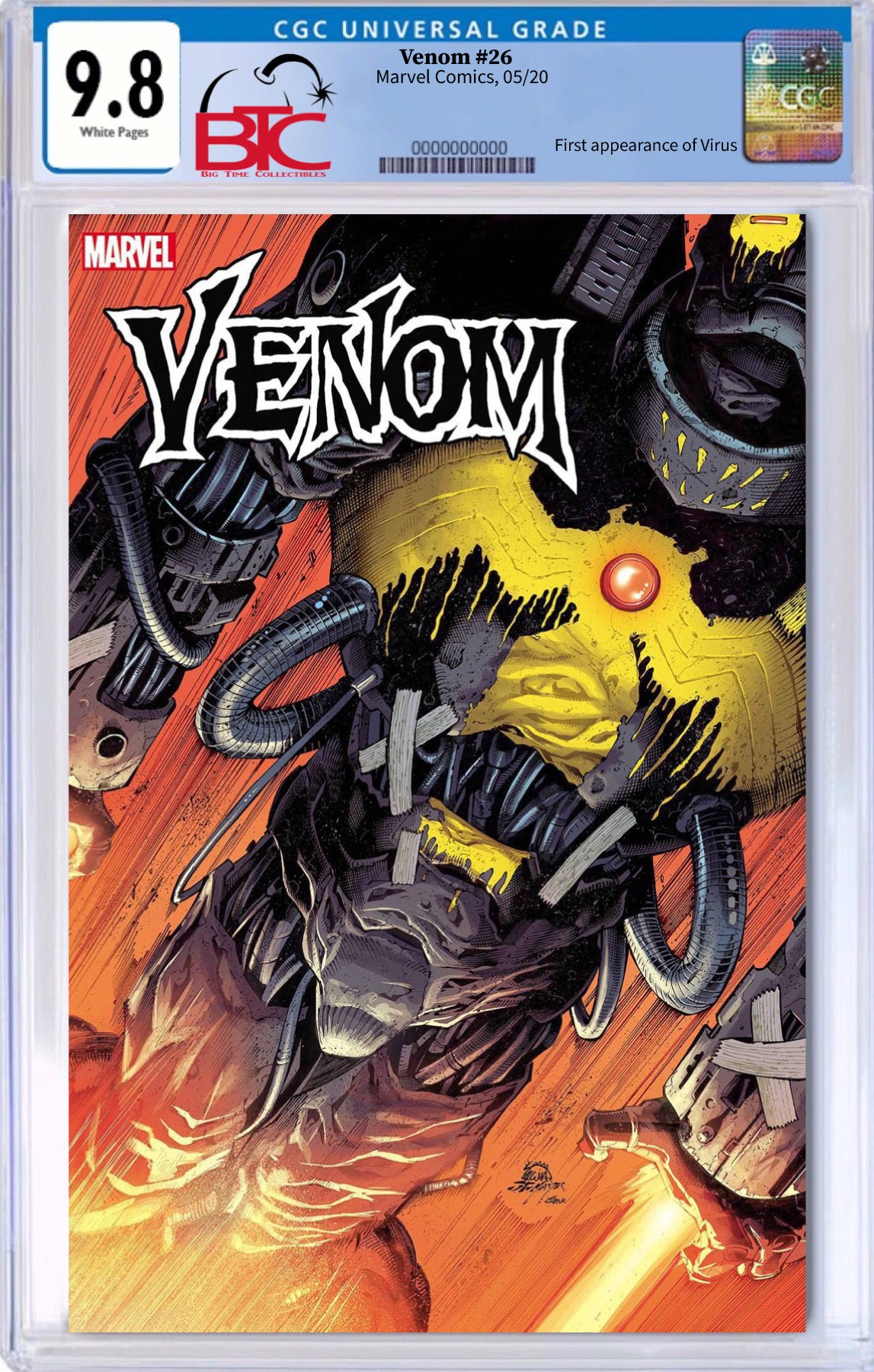 VENOM #26 FIRST APPEARANCE OF VIRUS CGC 9.8 (INSTOCK) C89