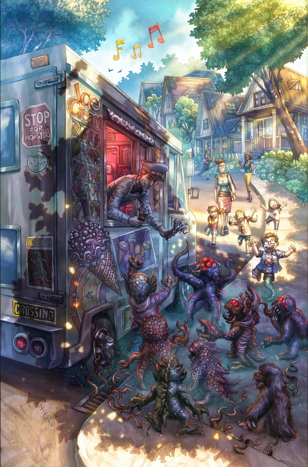 ICE CREAM MAN #24 ALAN QUAH "LITTLE MONSTERS" EXCLUSIVE 05/12/21