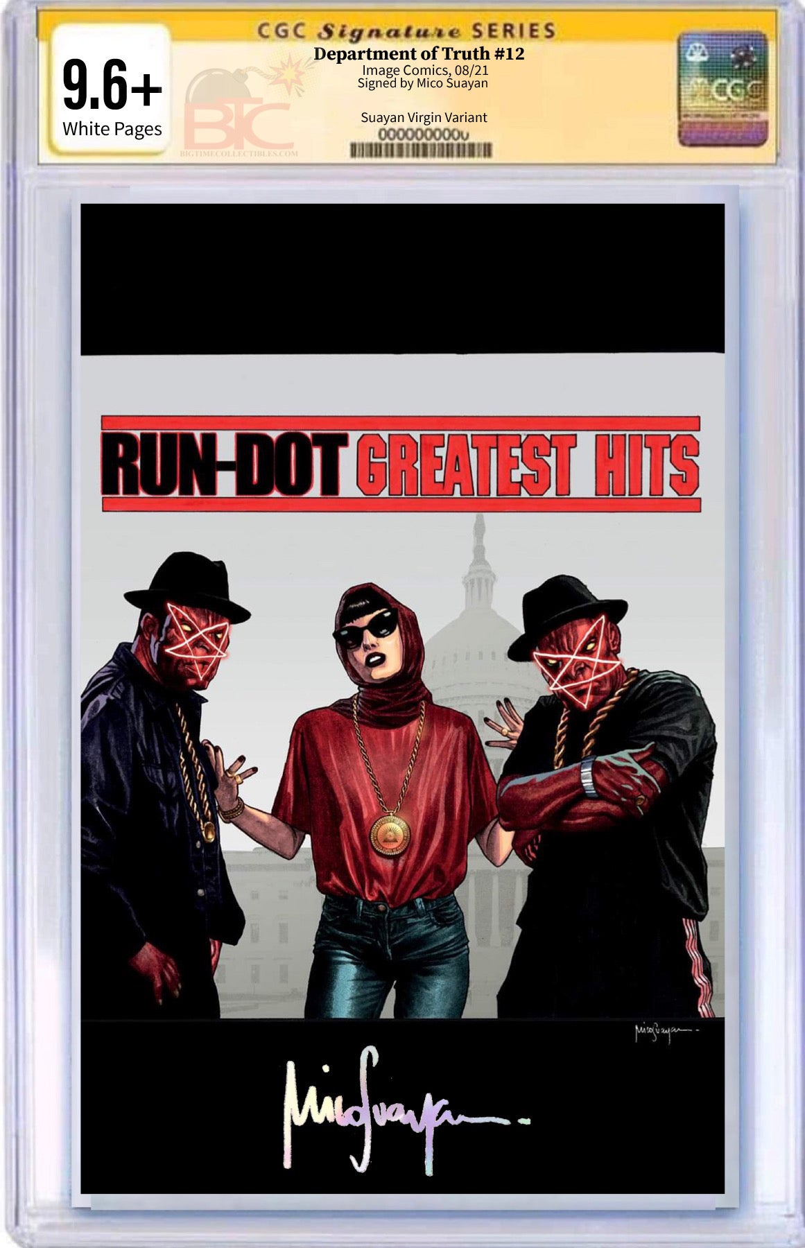 08/25/2021 DEPARTMENT OF TRUTH #12 MICO SUAYAN "RUN-DOT" EXCLUSIVE VARIANT