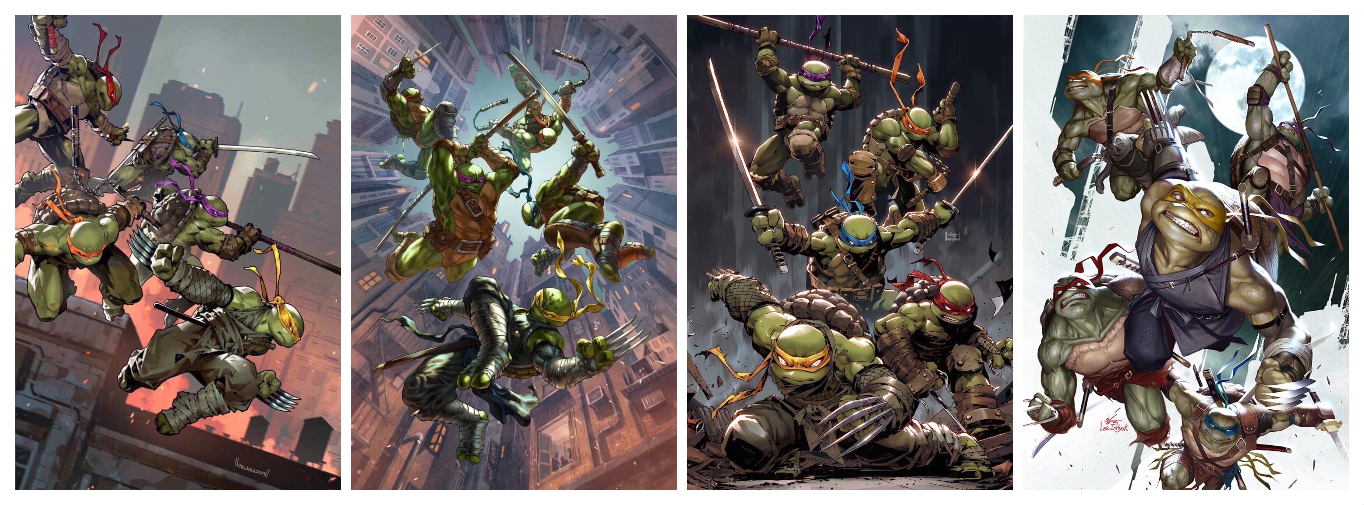 TMNT ULTIMATE 4-PACK #97 #98 #99 #100 SET LIMITED TO 50 RAW SETS