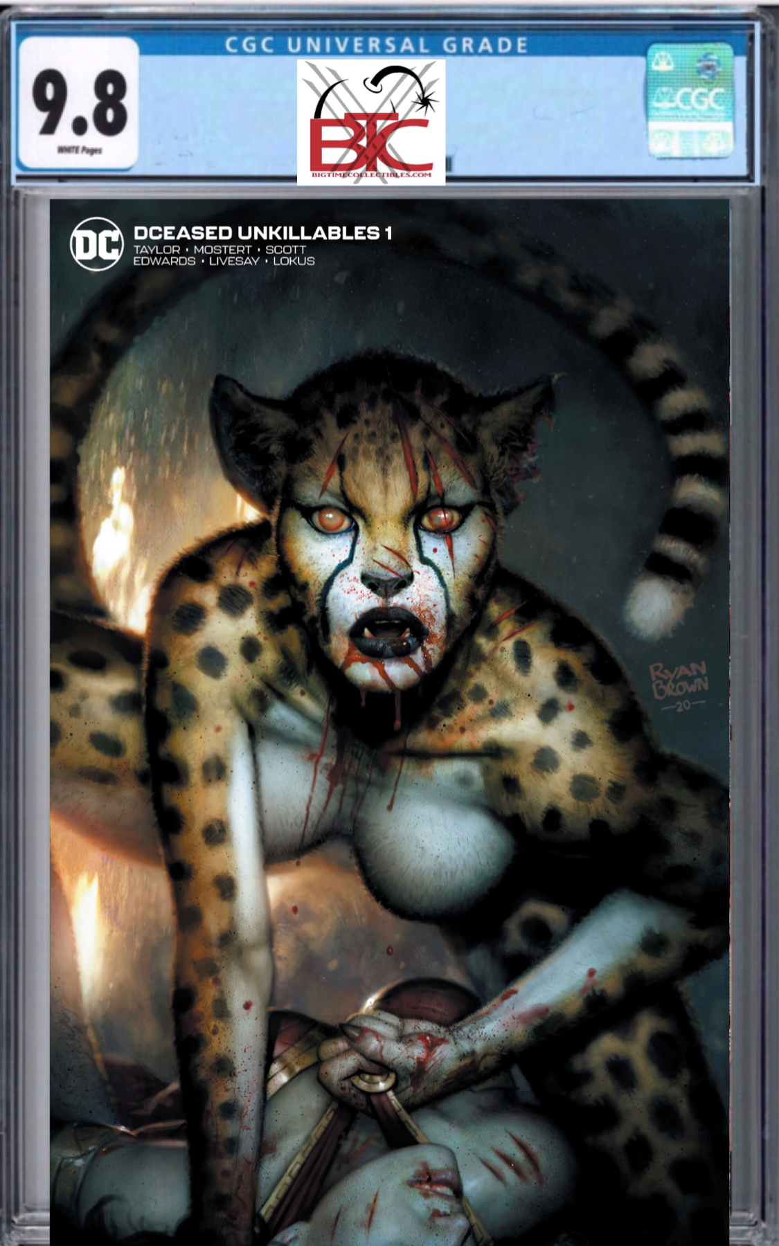 DCEASED UNKILLABLES #1 RYAN BROWN EXCLUSIVE VARIANT RAW & GRADED OPTION