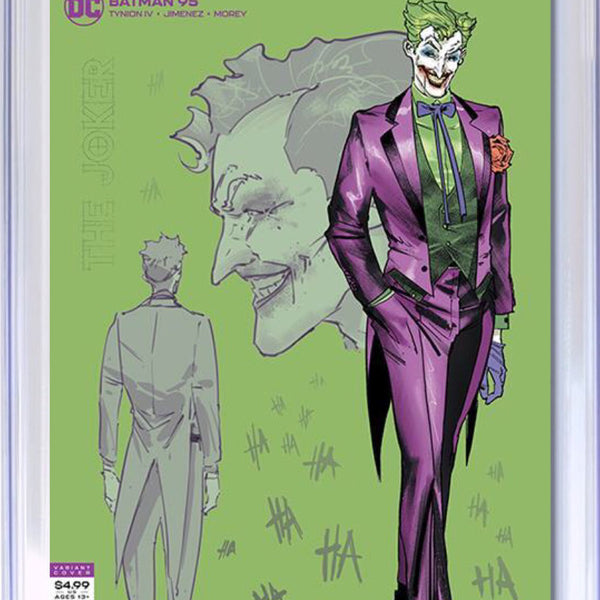 BATMAN #95 JOKER WAR STARTS HERE! JIMENEZ 1:25 VARIANT CGC 9.8 09/22/2