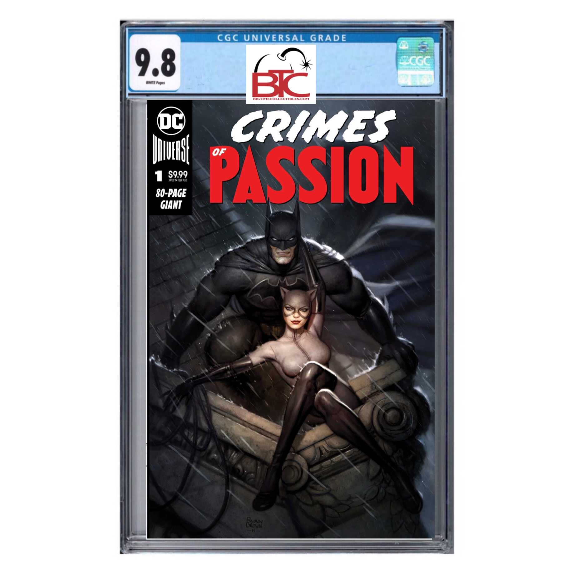 DC CRIMES OF PASSION #1 RYAN BROWN EXCLUSIVE VARIANT COVER OPTION