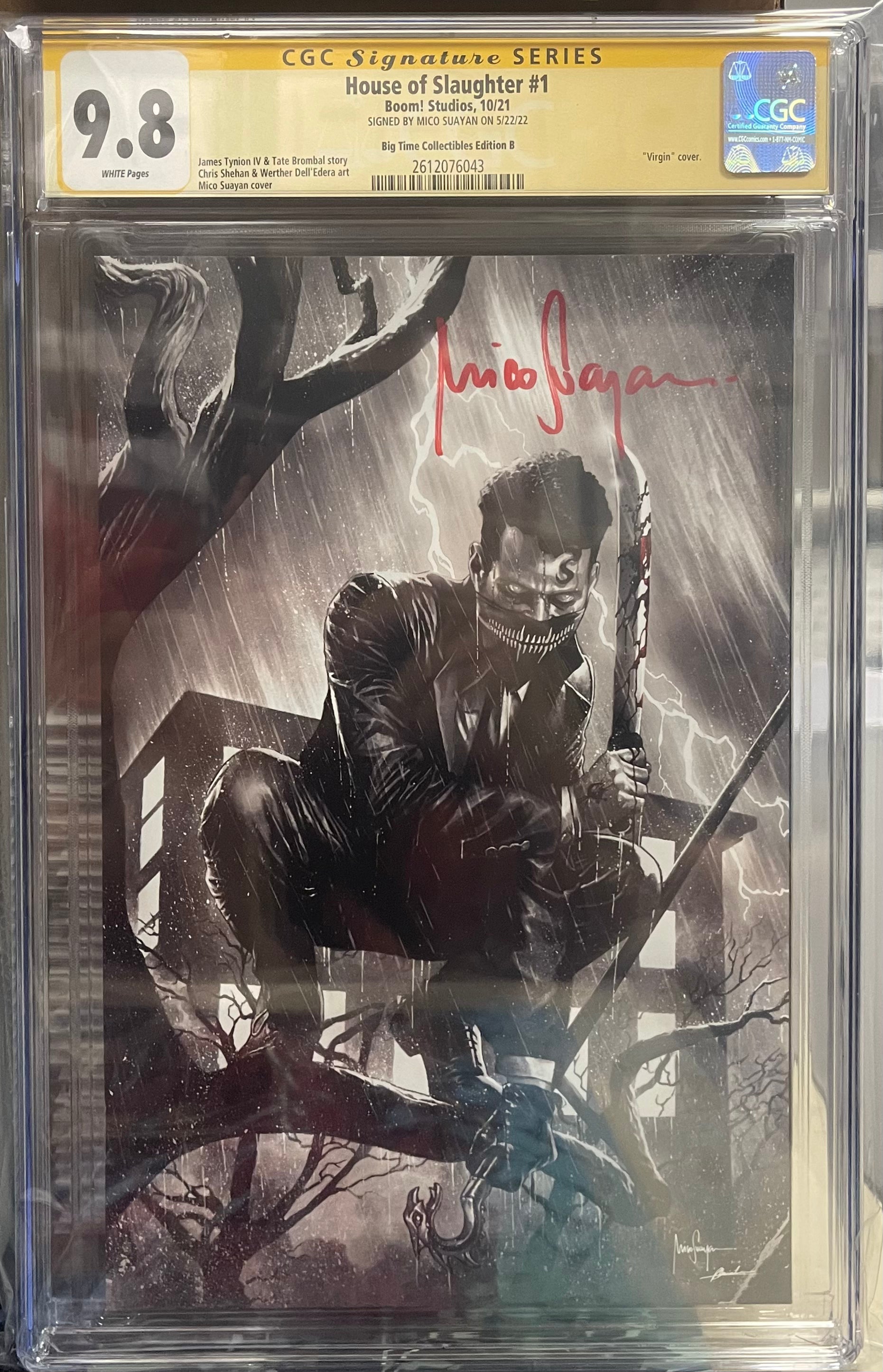 HOUSE OF SLAUGHTER #1 EXCLUSIVE SKETCH VARIANT SIGNED BY MICO SUAYAN CGC 9.8