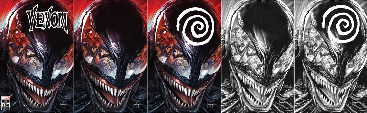 VENOM #35 MICO SUAYAN KNULLIFIED CONVENTION EXCLUSIVE 5-PACK