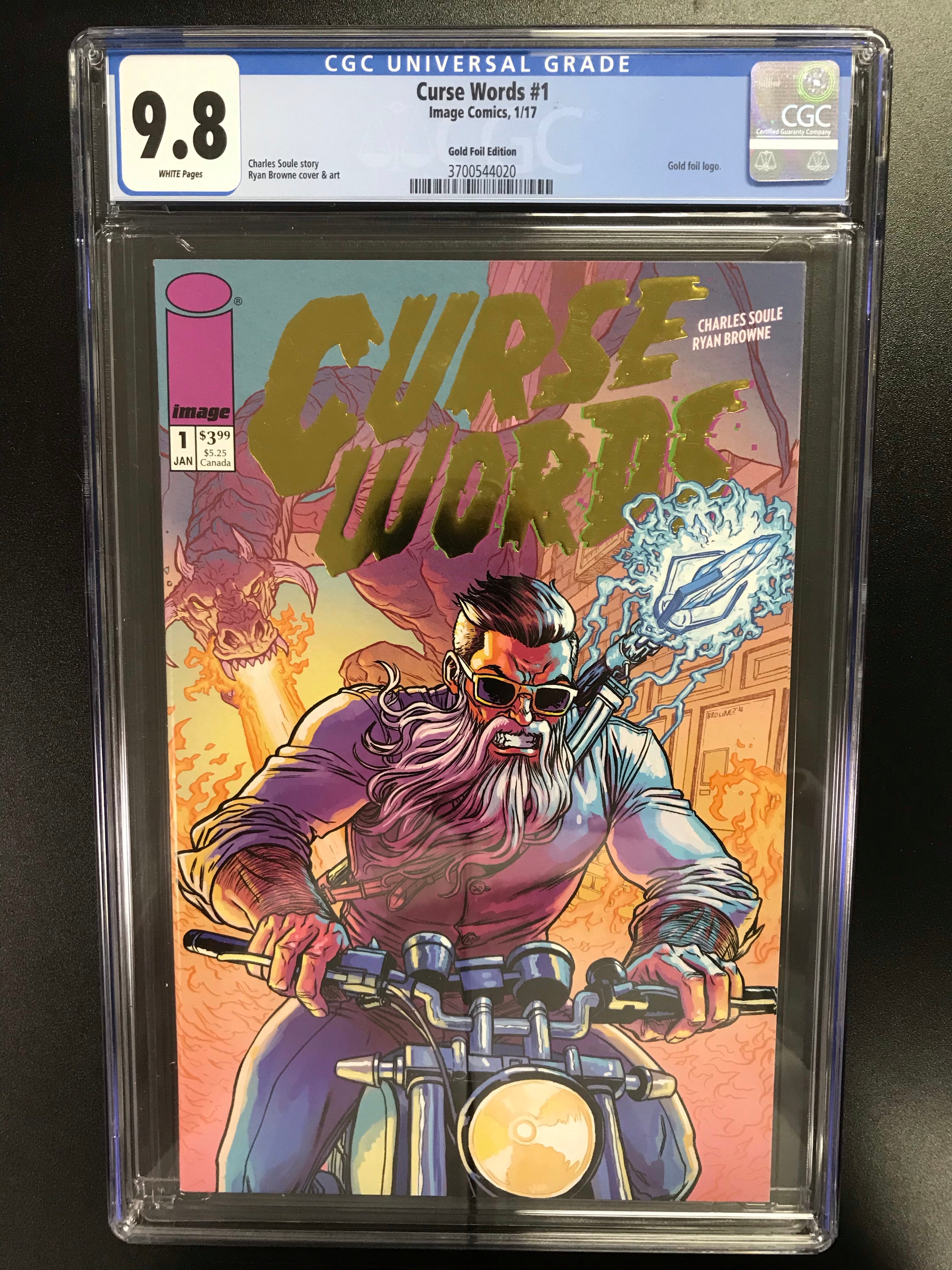 CURSE WORDS #1 GOLD FOIL ONE PER STORE VARIANT CGC 9.8