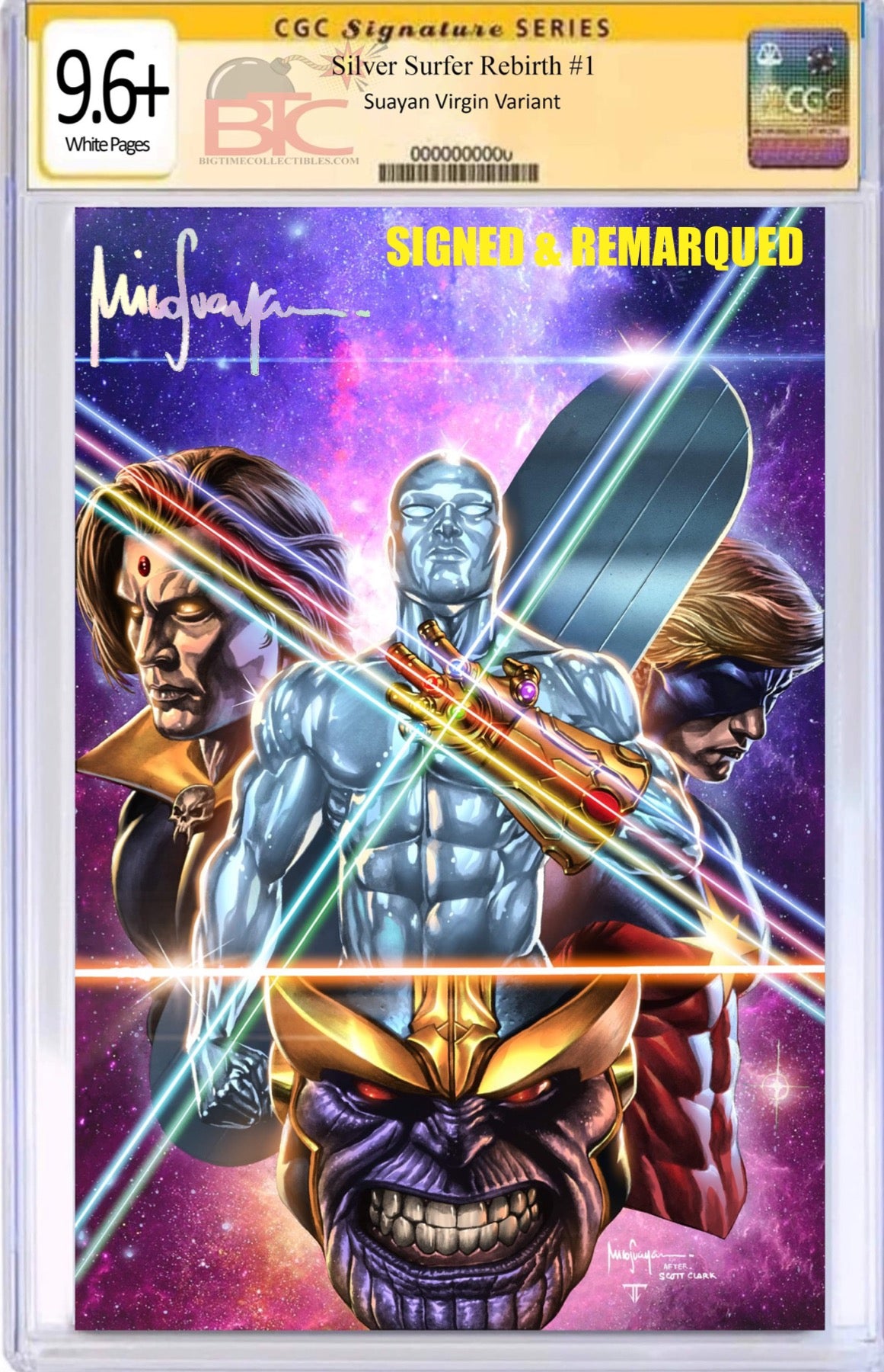 SILVER SURFER REBIRTH #1 MICO SUAYAN EXCLUSIVE VARIANT (M3)(M4)