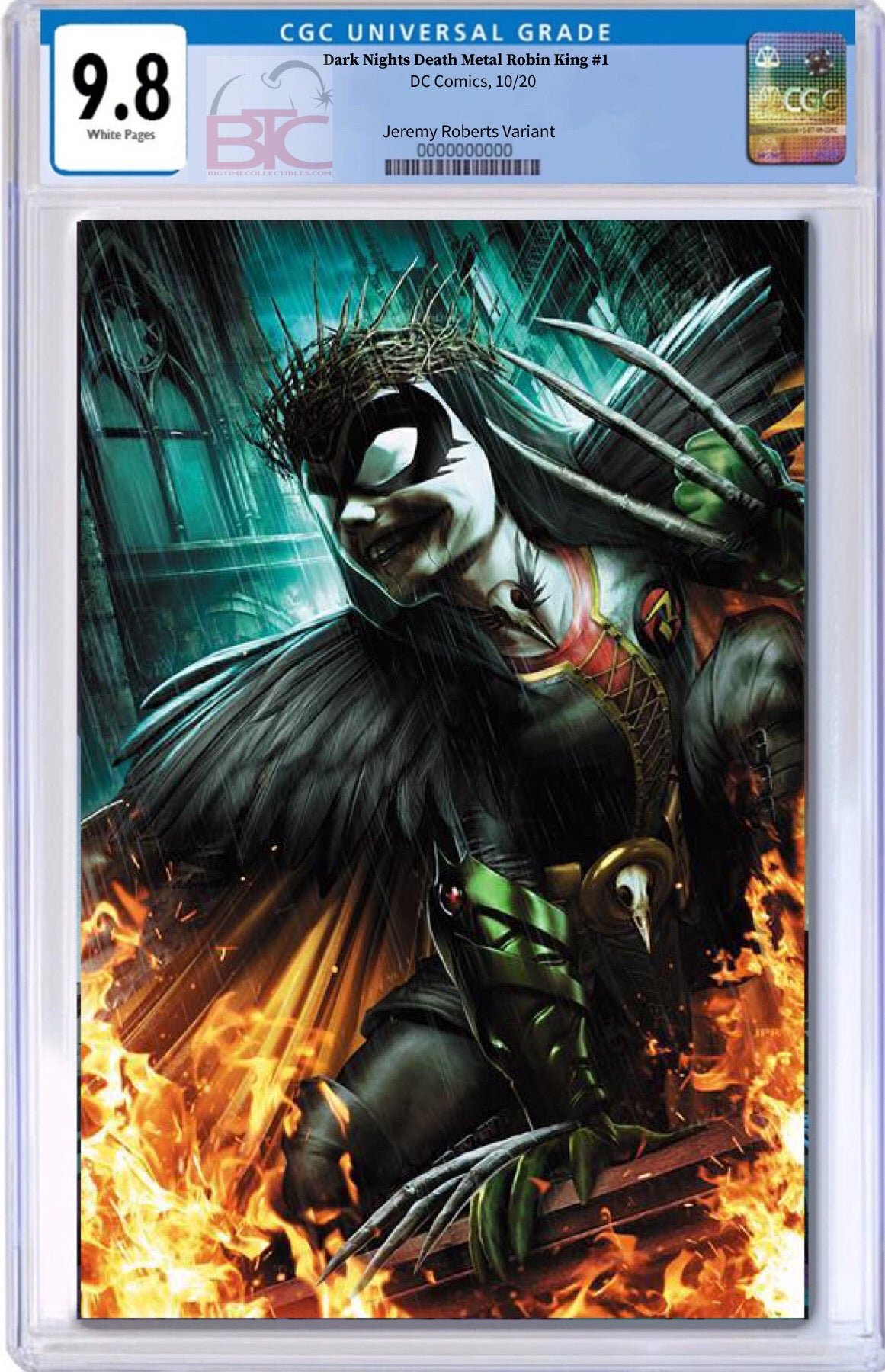 CGC 9 .8 Dark Nights: outlet Death Metal Robin King #1 variant