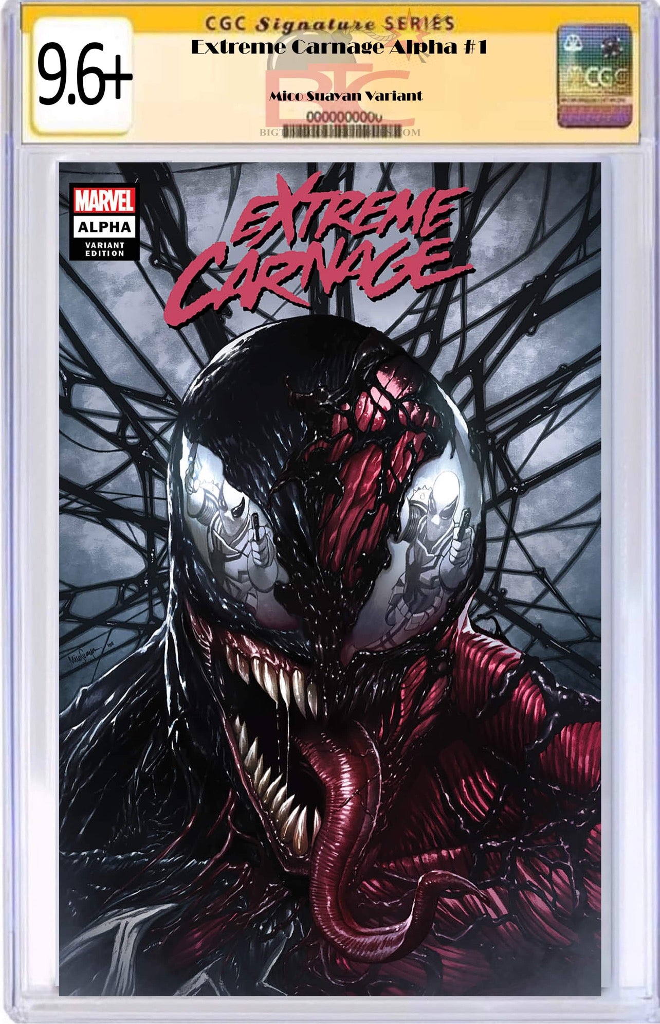 07/07/2021 EXTREME CARNAGE ALPHA #1 MICO SUAYAN EXCLUSIVE VARIANT