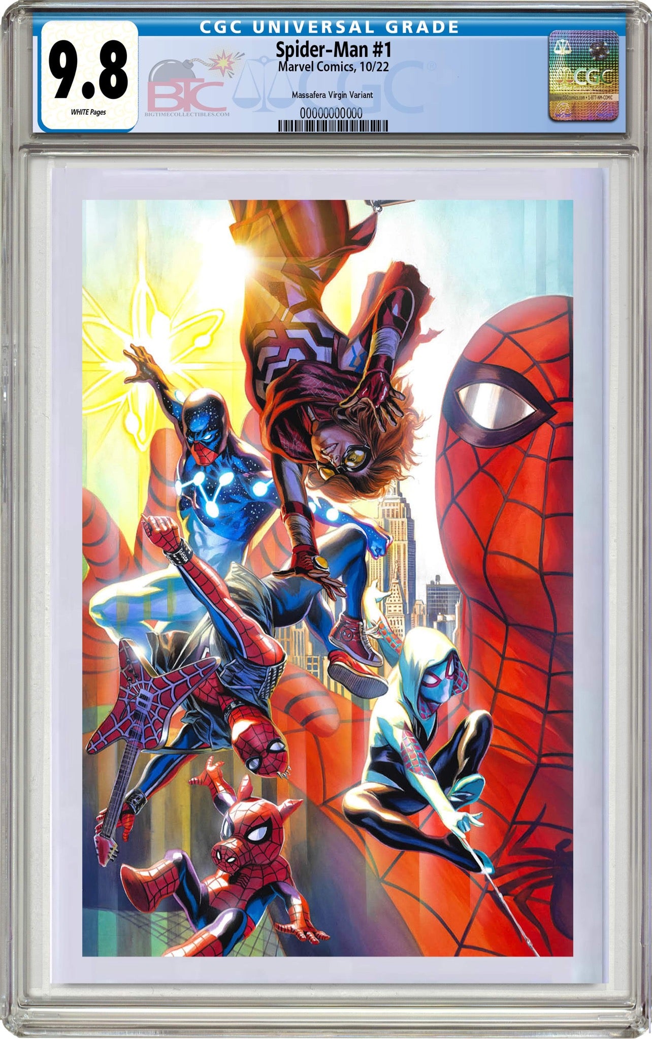 AMAZING selling SPIDER-MAN #1 - BENGAL TRADE VARIANT MARVEL COMICS 2022 CGC 9.8 NM/M