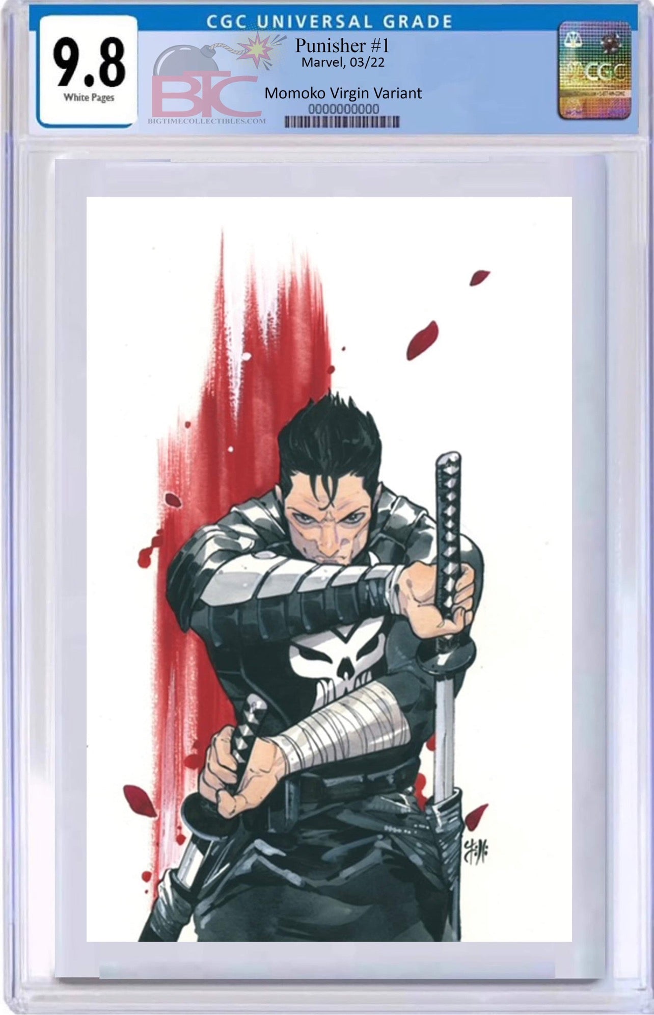 PUNISHER 1 PEACH MOMOKO EXCLUSIVE VARIANT CGC 9.8 OPTIONS