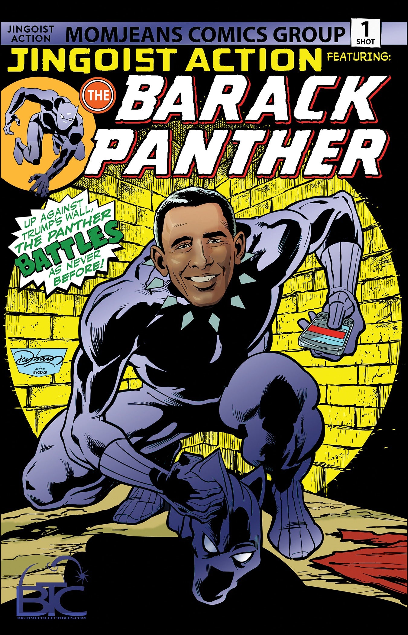 BARACK PANTHER #1 BTC FOIL EXCLUSIVE LIMITED TO ONLY 300 COPIES