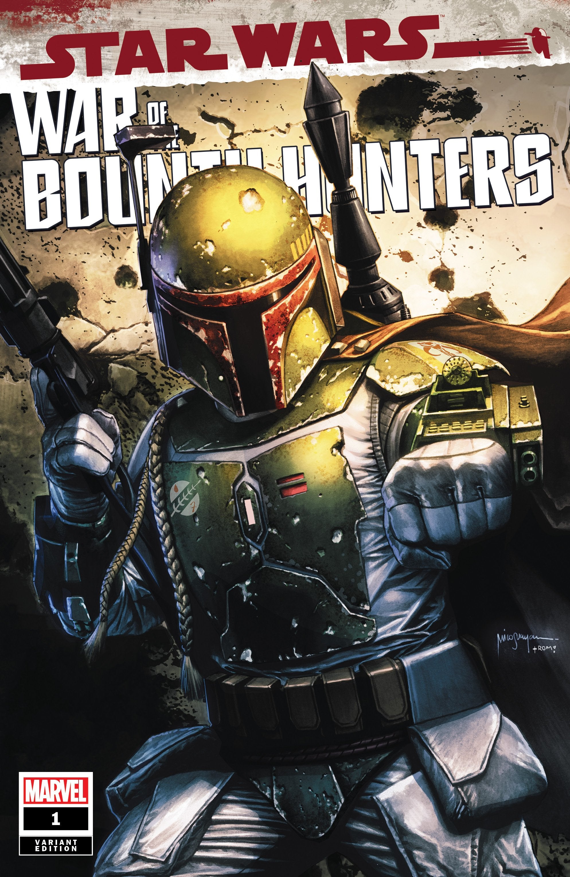 STAR WARS WAR BOUNTY HUNTERS #1 MICO SUAYAN EXCLUSIVE TRADE DRESS (M90) (M91)