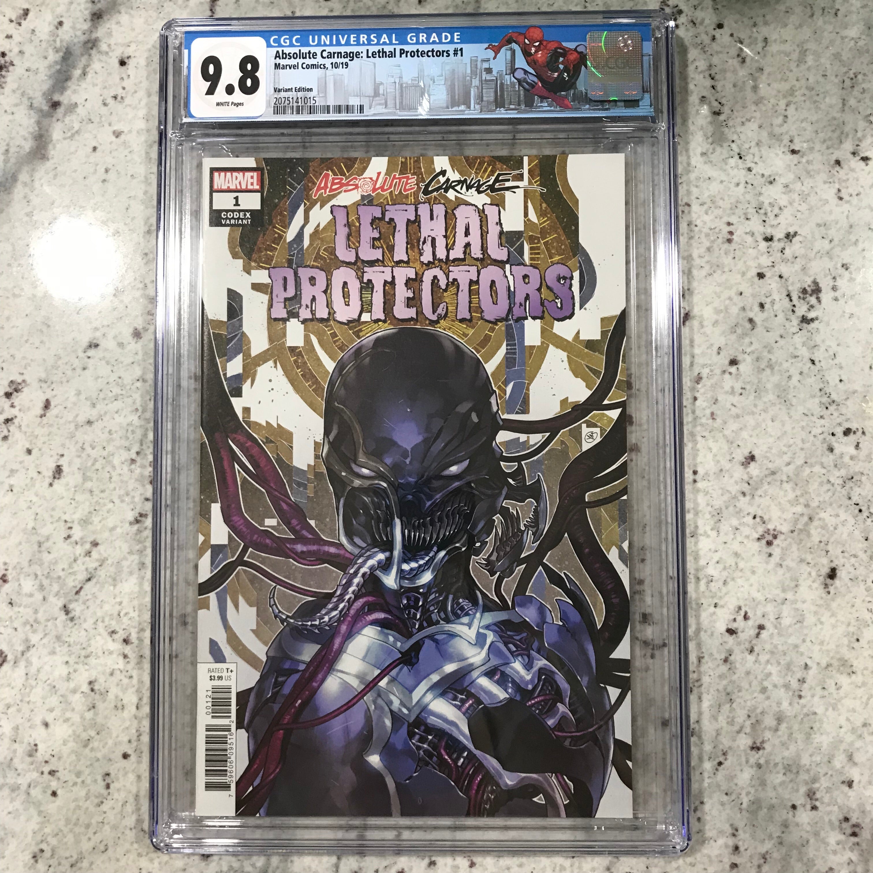 ABSOLUTE CARNAGE LETHAL PROTECTORS #1 (OF 3) PUTRI 1:25 CODEX VARIANT CGC 9.8