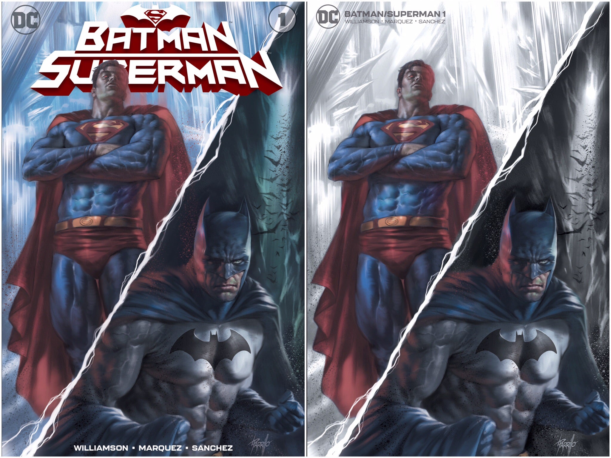 BATMAN SUPERMAN #1 LUCIO PARILLO EXCLUSIVE VARIANT COVER