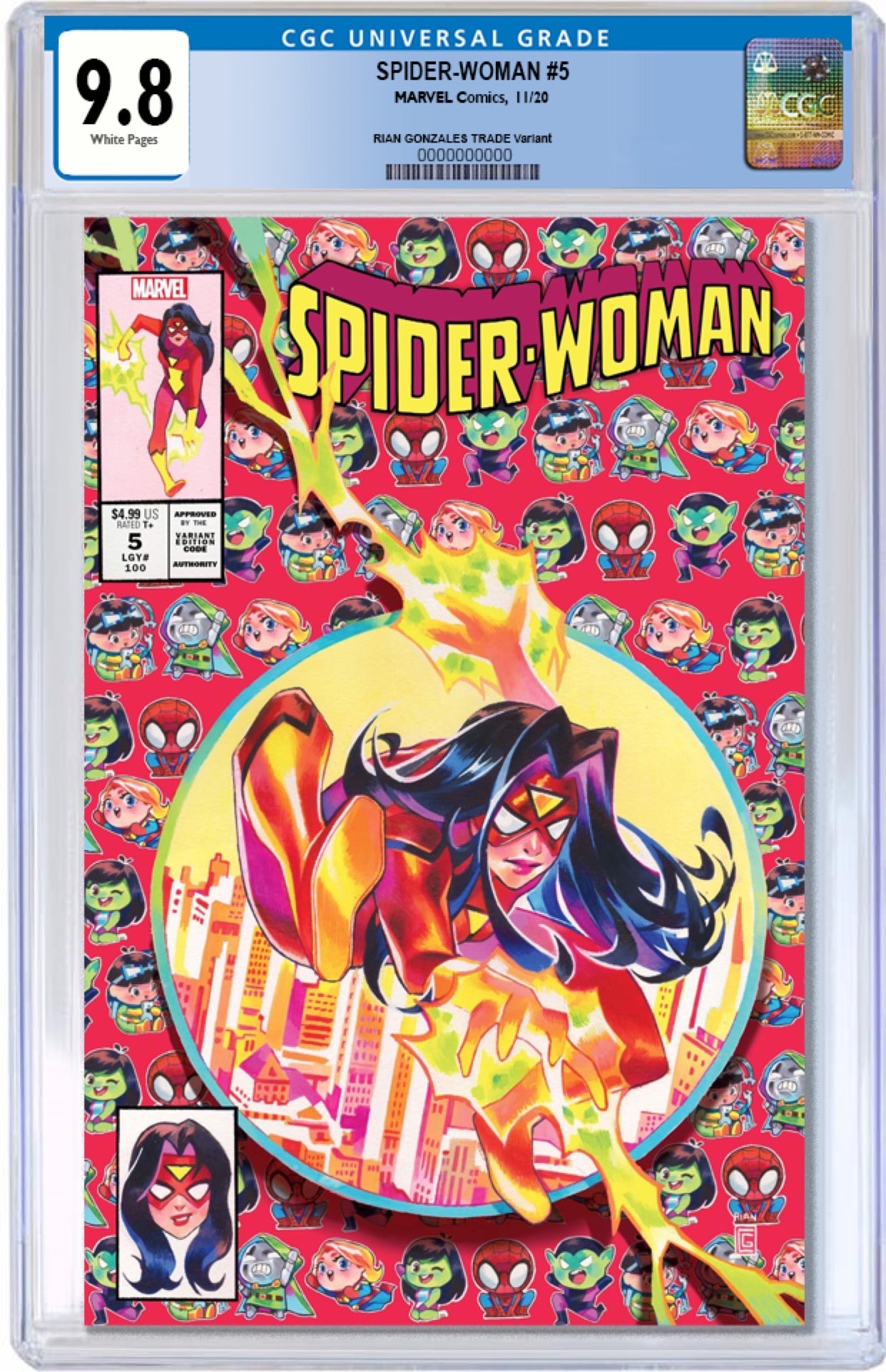 SPIDER-WOMAN #5 RIAN GONZALES EXCLUSIVE VARIANT CGC OPTIONS