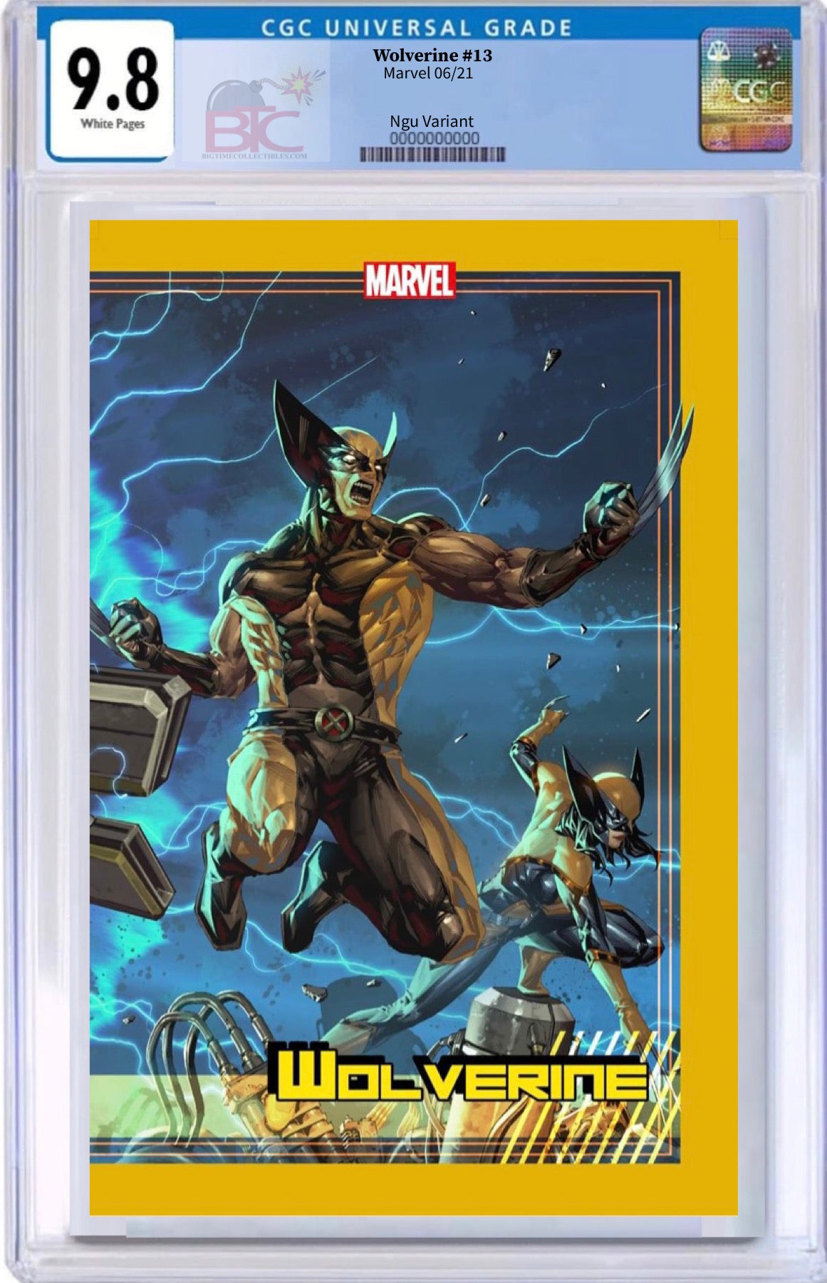 WOLVERINE #13 & CABLE #11 KAEL NGU CONNECTING TRADING CARD SERIES ONE EXCLUSIVE VARIANT