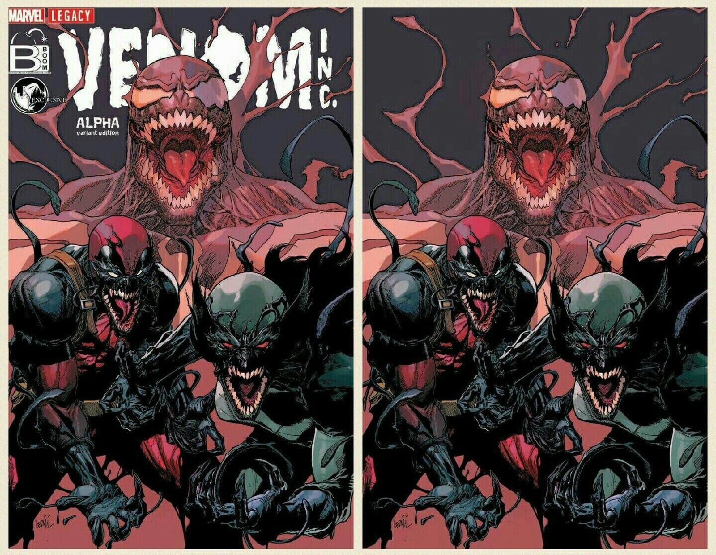 AMAZING SPIDER-MAN VENOM INC ALPHA - BOOM EXCLUSIVE LEINIL FRANCIS YU