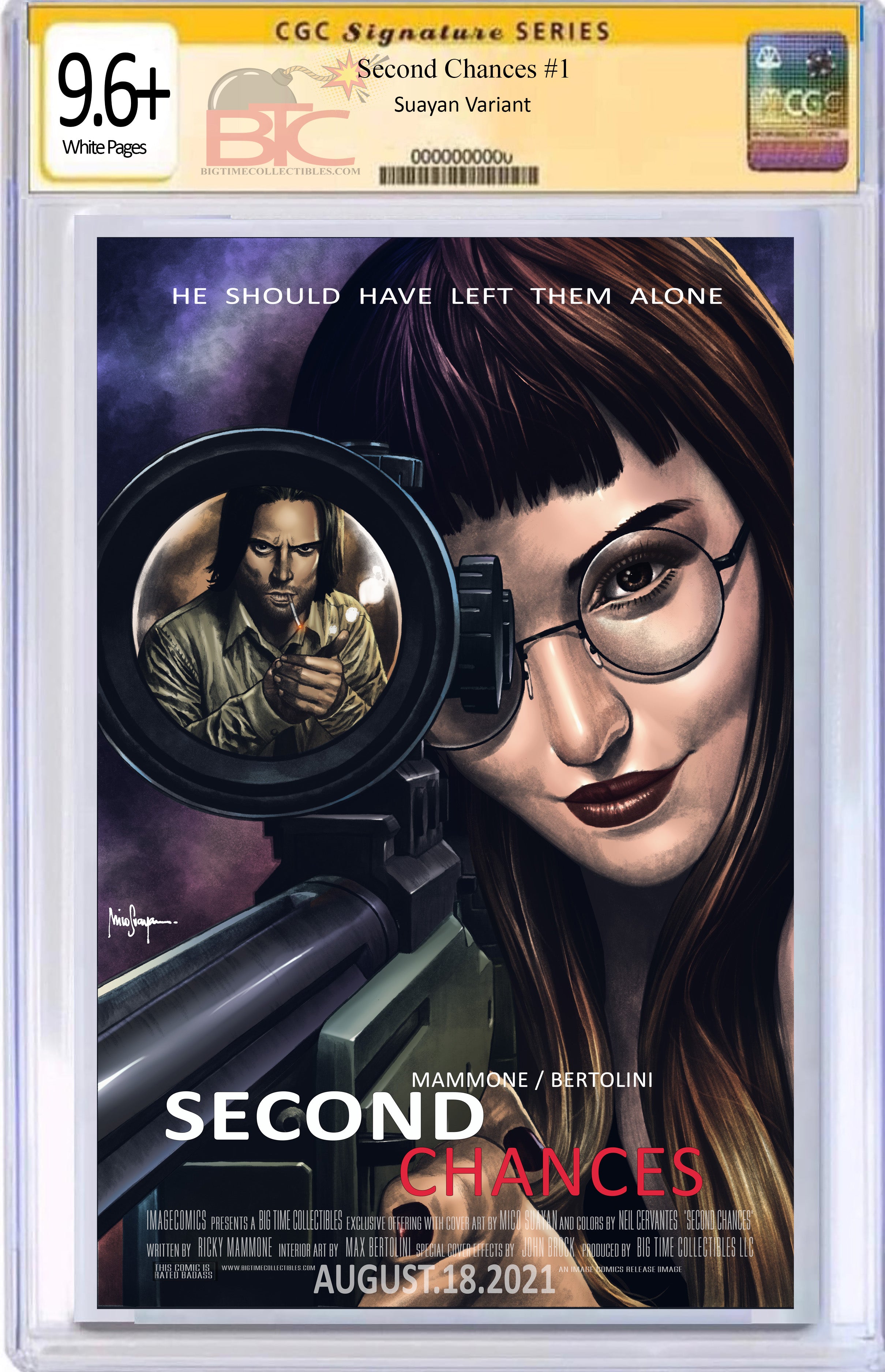 08/18/2021 SECOND CHANCES #1 MICO SUAYAN EXCLUSIVE HOMAGE VARIANT